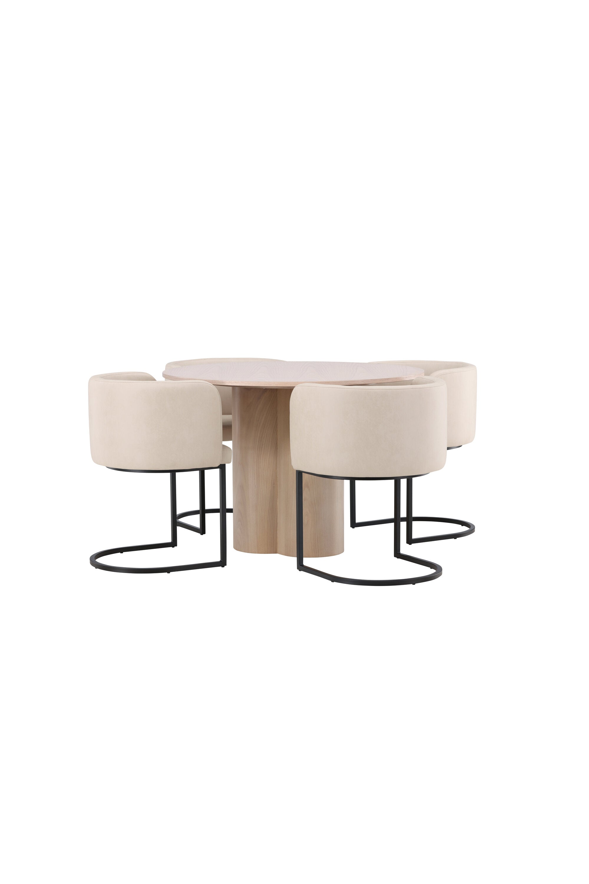 Matgrupp Olivia med 4st matstolar Simrishman-GR Dining Set-Venture Home-peaceofhome.se