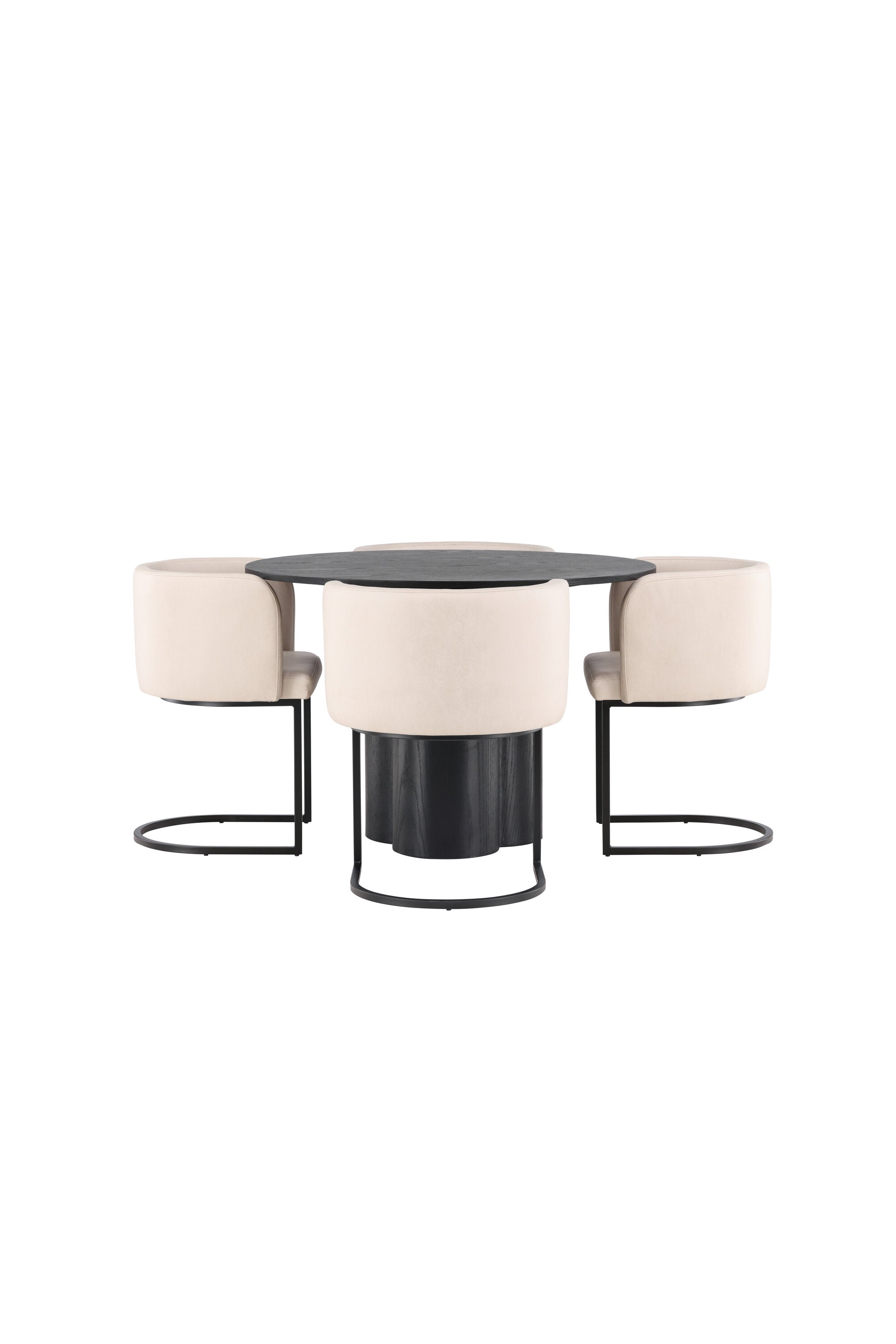 Matgrupp Olivia med 4st matstolar Simrishman-GR Dining Set-Venture Home-peaceofhome.se