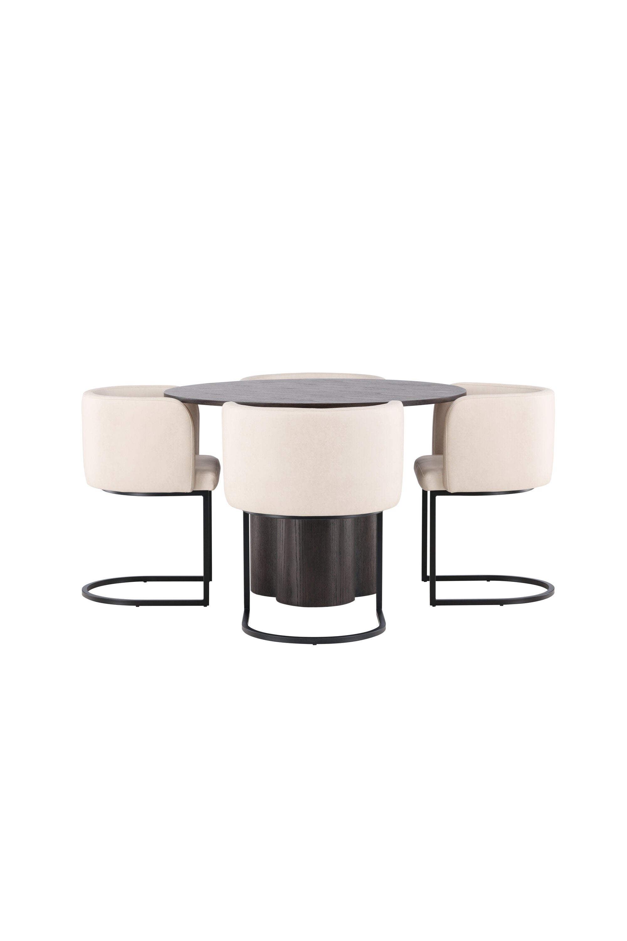 Matgrupp Olivia med 4st matstolar Simrishman-GR Dining Set-Venture Home-peaceofhome.se