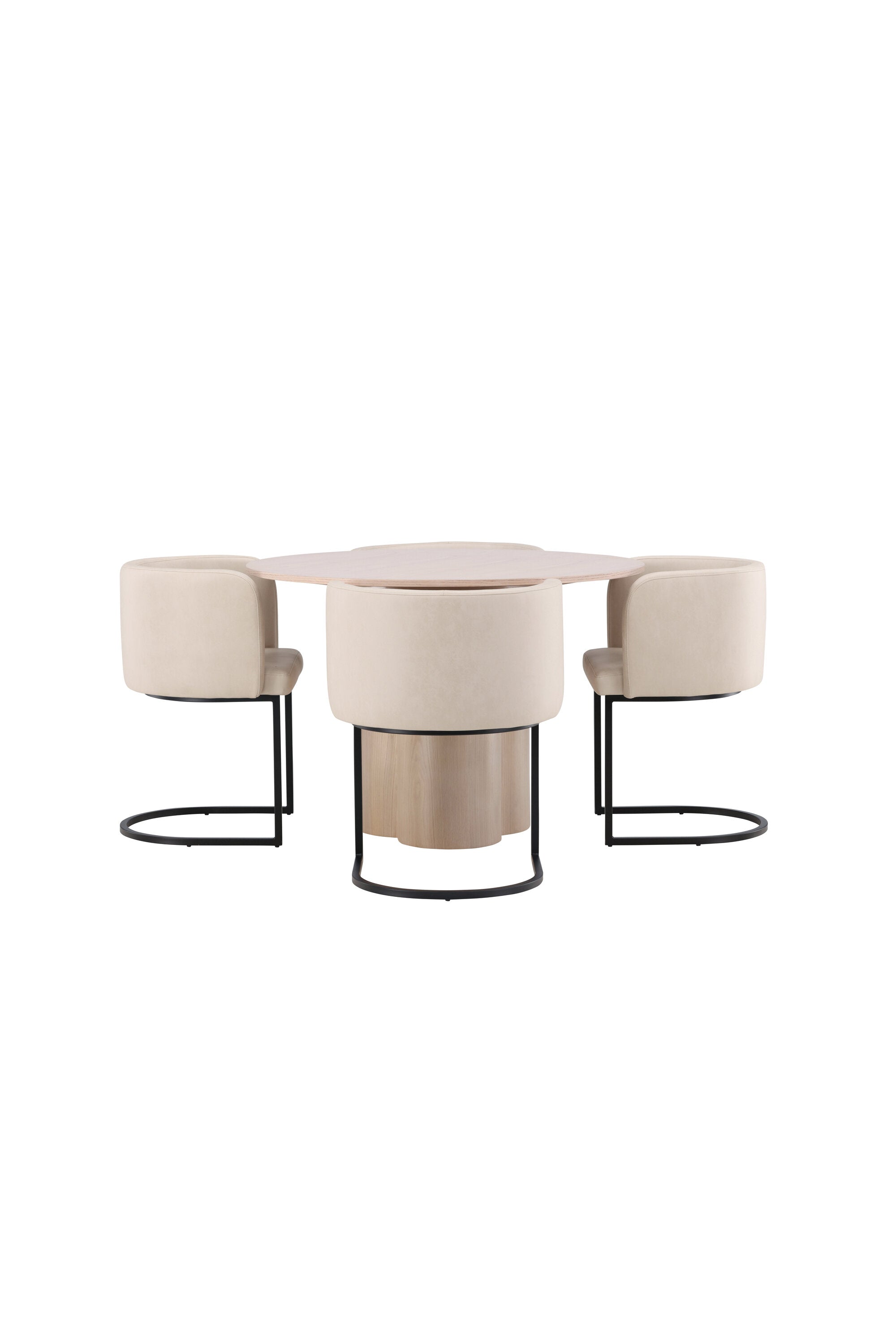 Matgrupp Olivia med 4st matstolar Simrishman-GR Dining Set-Venture Home-peaceofhome.se