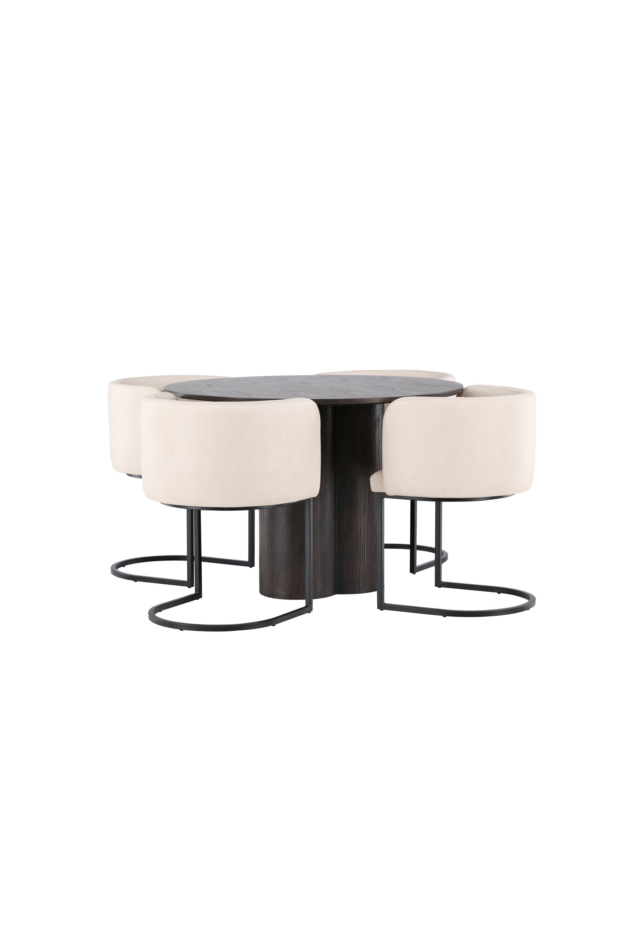 Matgrupp Olivia med 4st matstolar Simrishman-GR Dining Set-Venture Home-peaceofhome.se