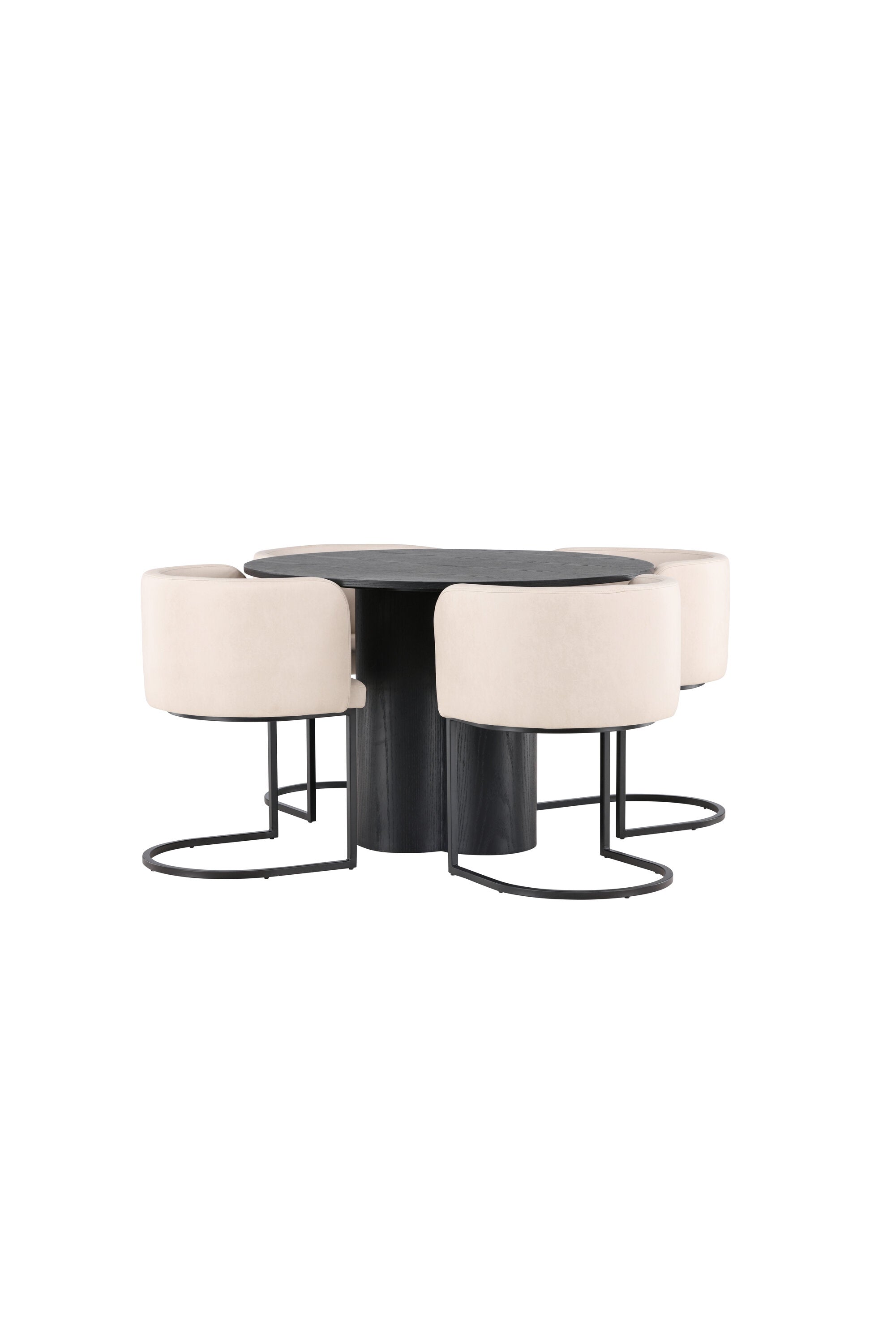 Matgrupp Olivia med 4st matstolar Simrishman-GR Dining Set-Venture Home-peaceofhome.se