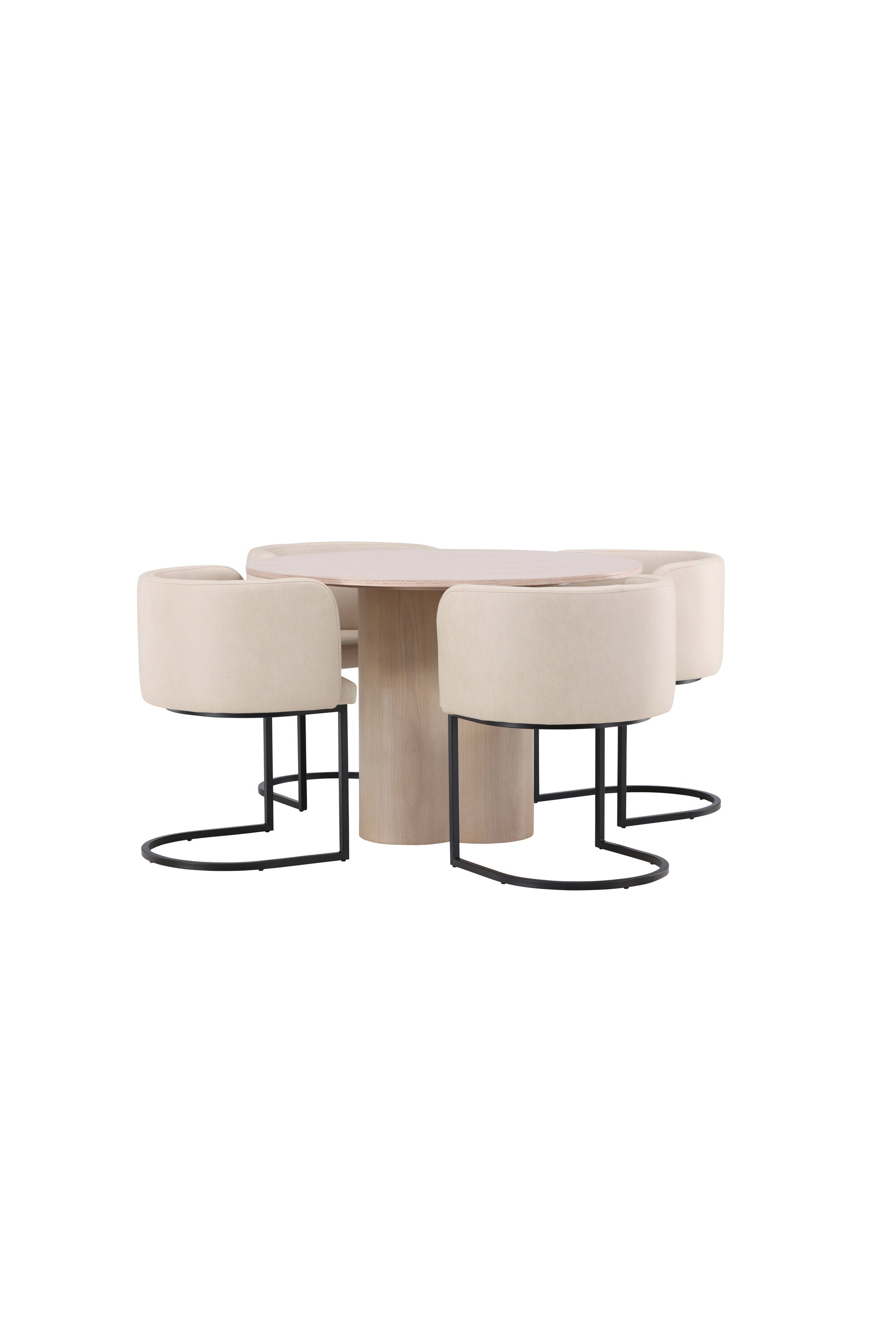 Matgrupp Olivia med 4st matstolar Simrishman-GR Dining Set-Venture Home-peaceofhome.se