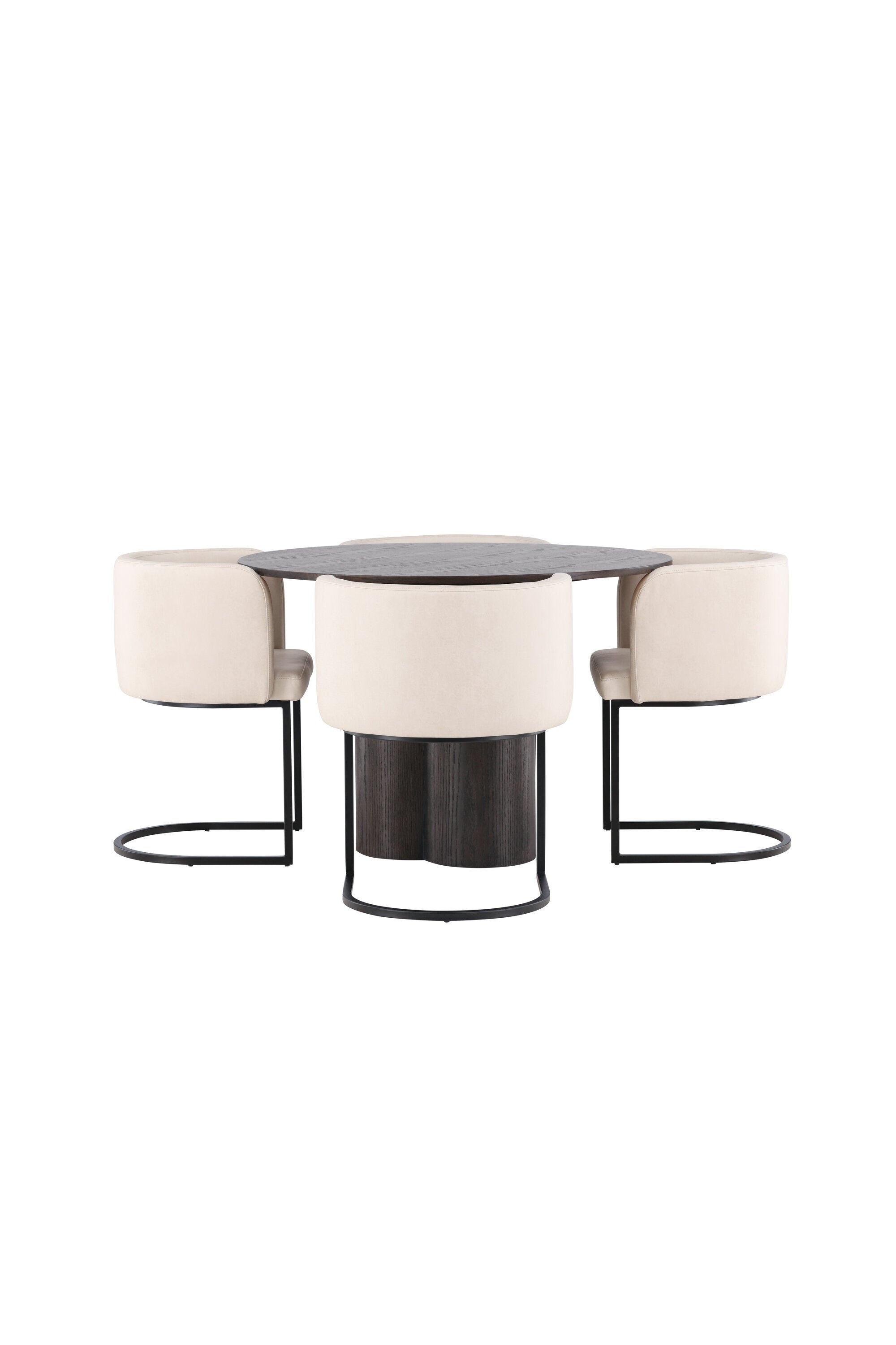 Matgrupp Olivia med 4st matstolar Simrishman-GR Dining Set-Venture Home-peaceofhome.se