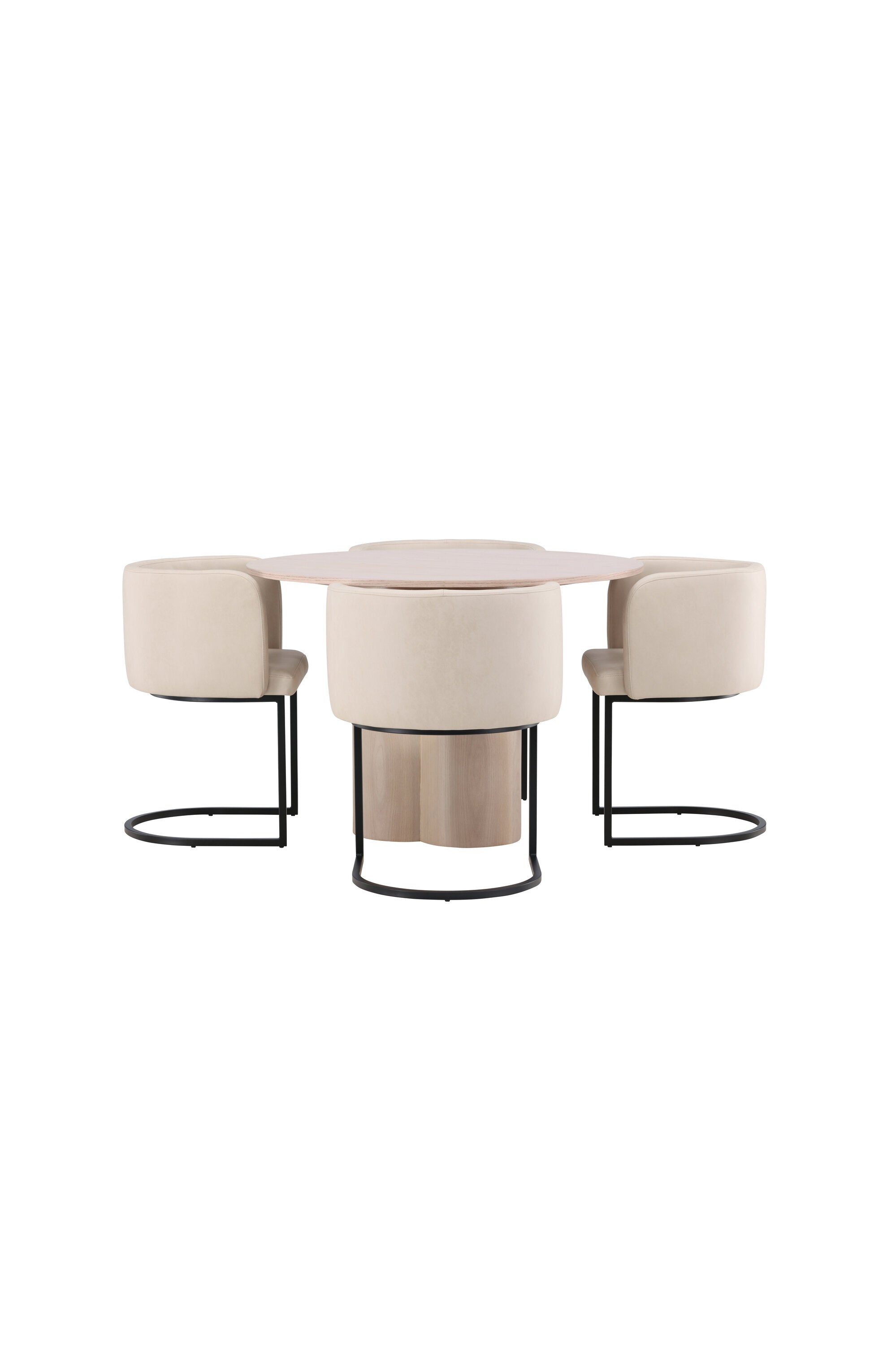 Matgrupp Olivia med 4st matstolar Simrishman-GR Dining Set-Venture Home-peaceofhome.se