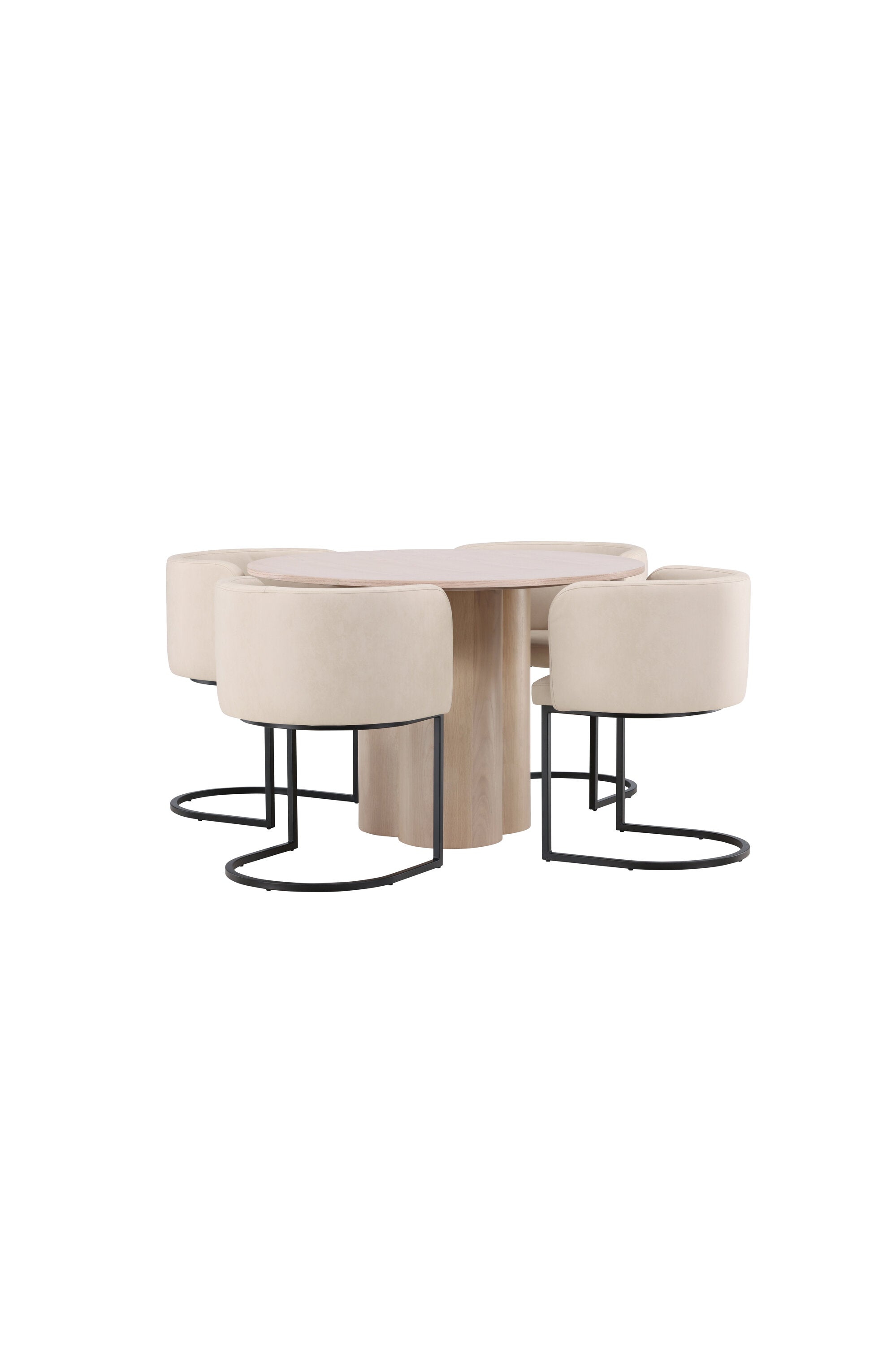 Matgrupp Olivia med 4st matstolar Simrishman-GR Dining Set-Venture Home-peaceofhome.se