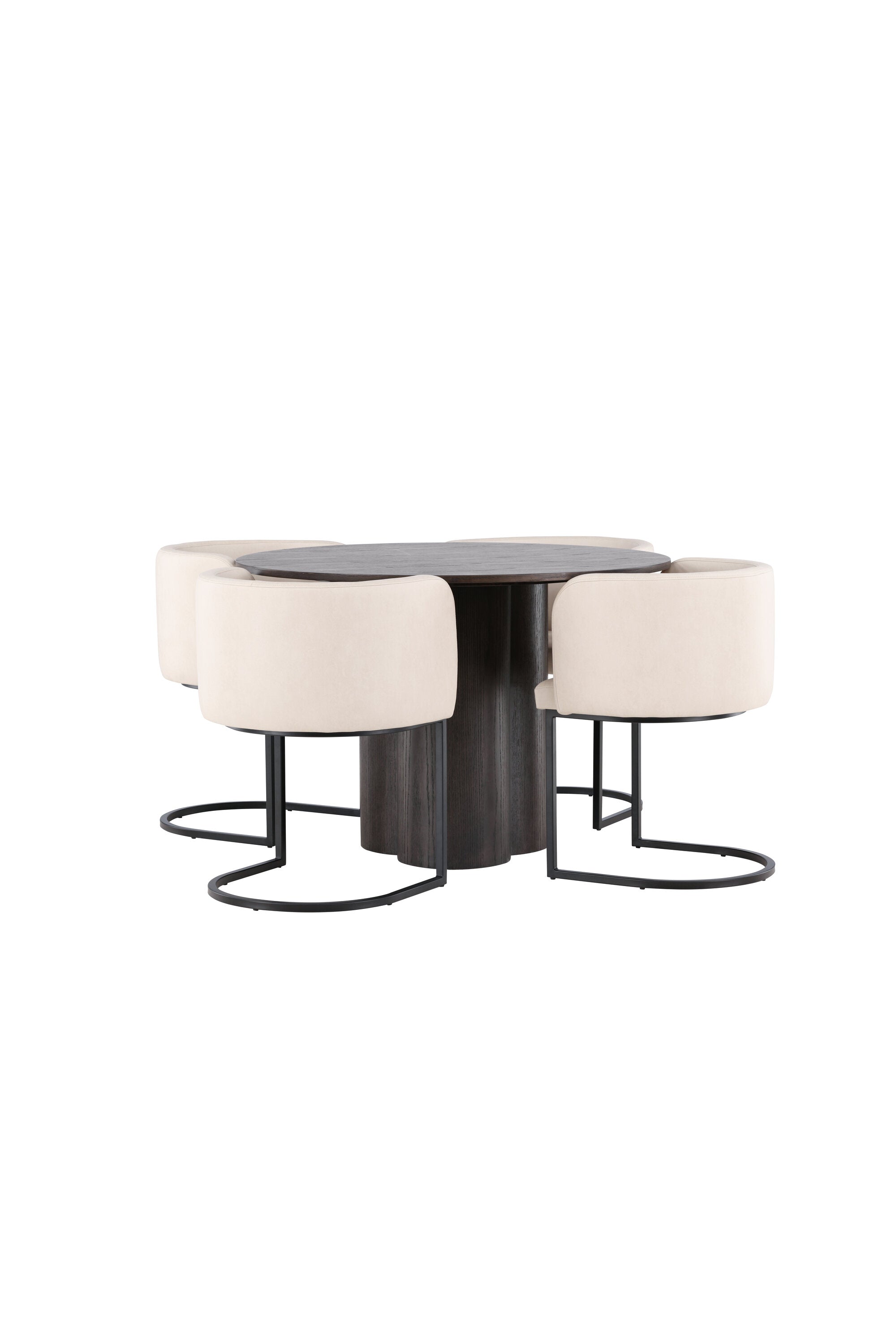 Matgrupp Olivia med 4st matstolar Simrishman-GR Dining Set-Venture Home-peaceofhome.se