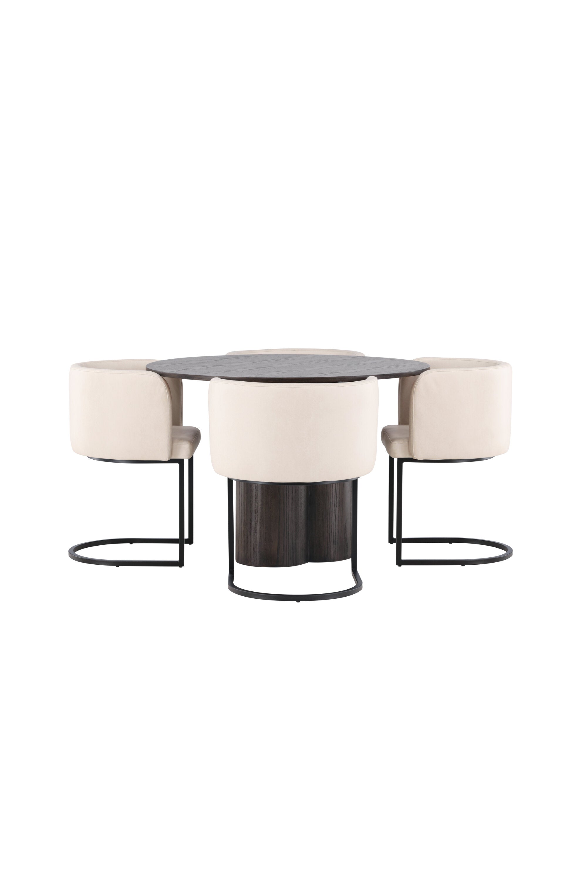 Matgrupp Olivia med 4st matstolar Simrishman-GR Dining Set-Venture Home-peaceofhome.se