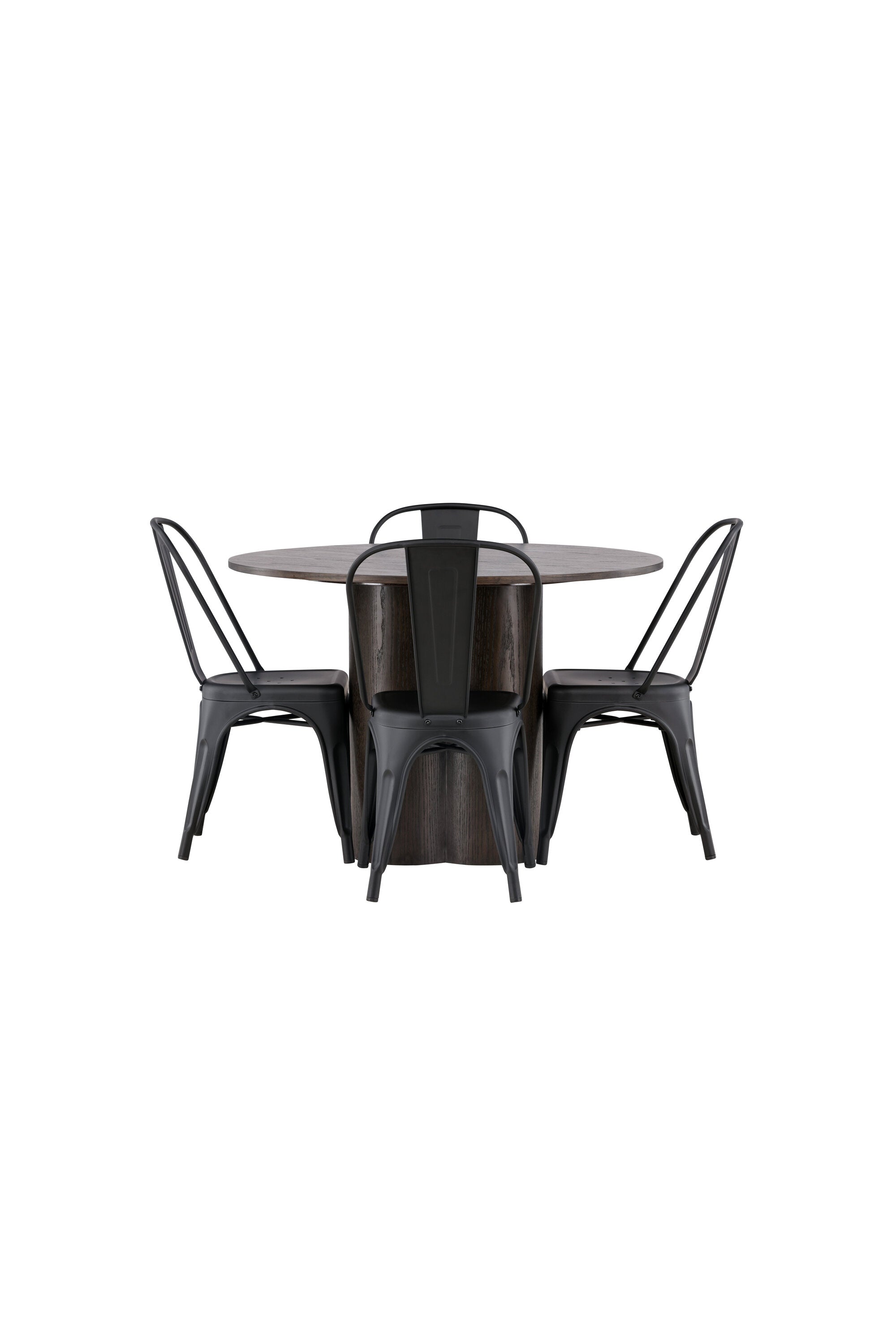 Matgrupp Olivia med 4st matstolar Tempe-GR Dining Set-Venture Home-peaceofhome.se