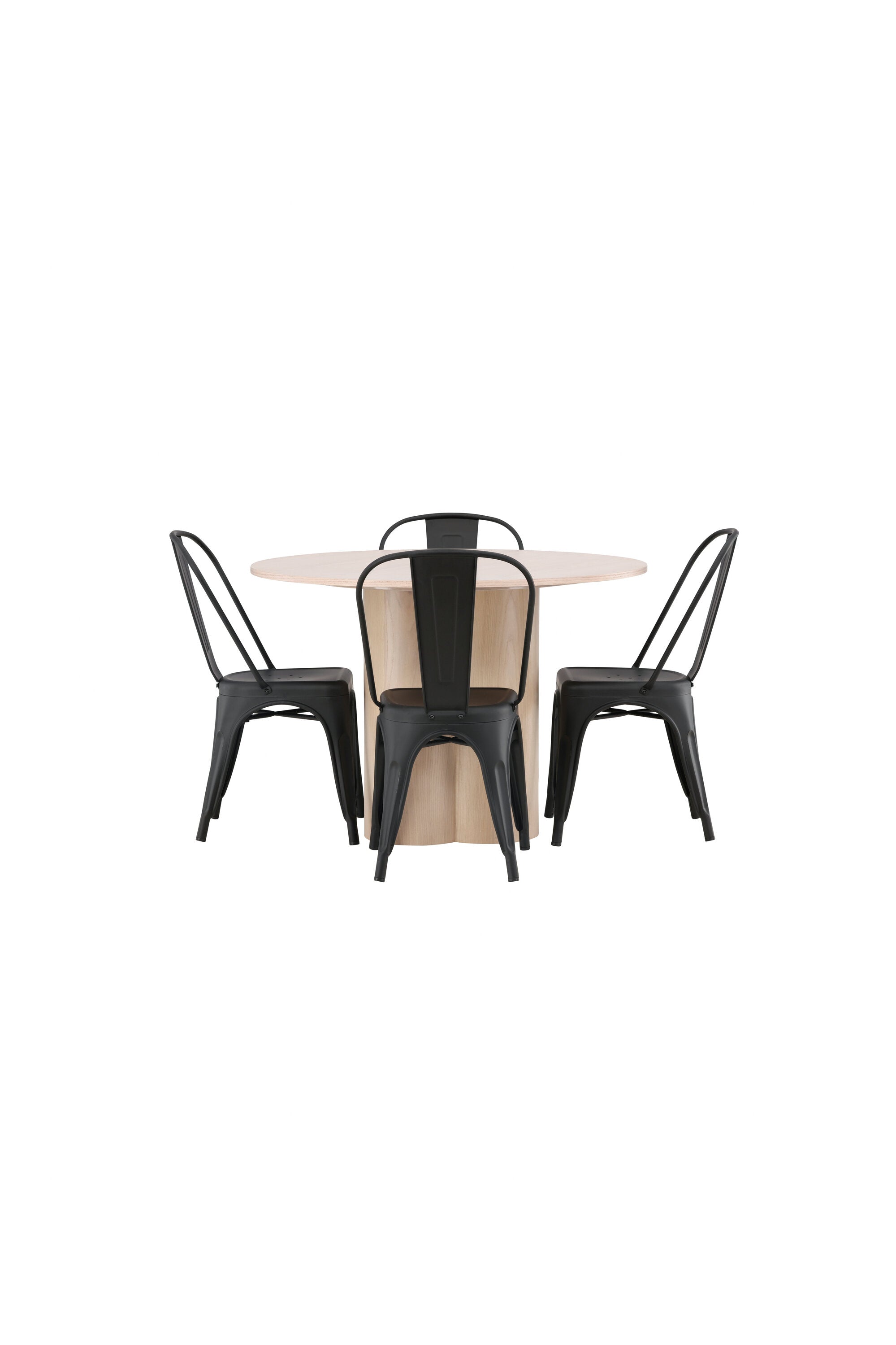 Matgrupp Olivia med 4st matstolar Tempe-GR Dining Set-Venture Home-peaceofhome.se