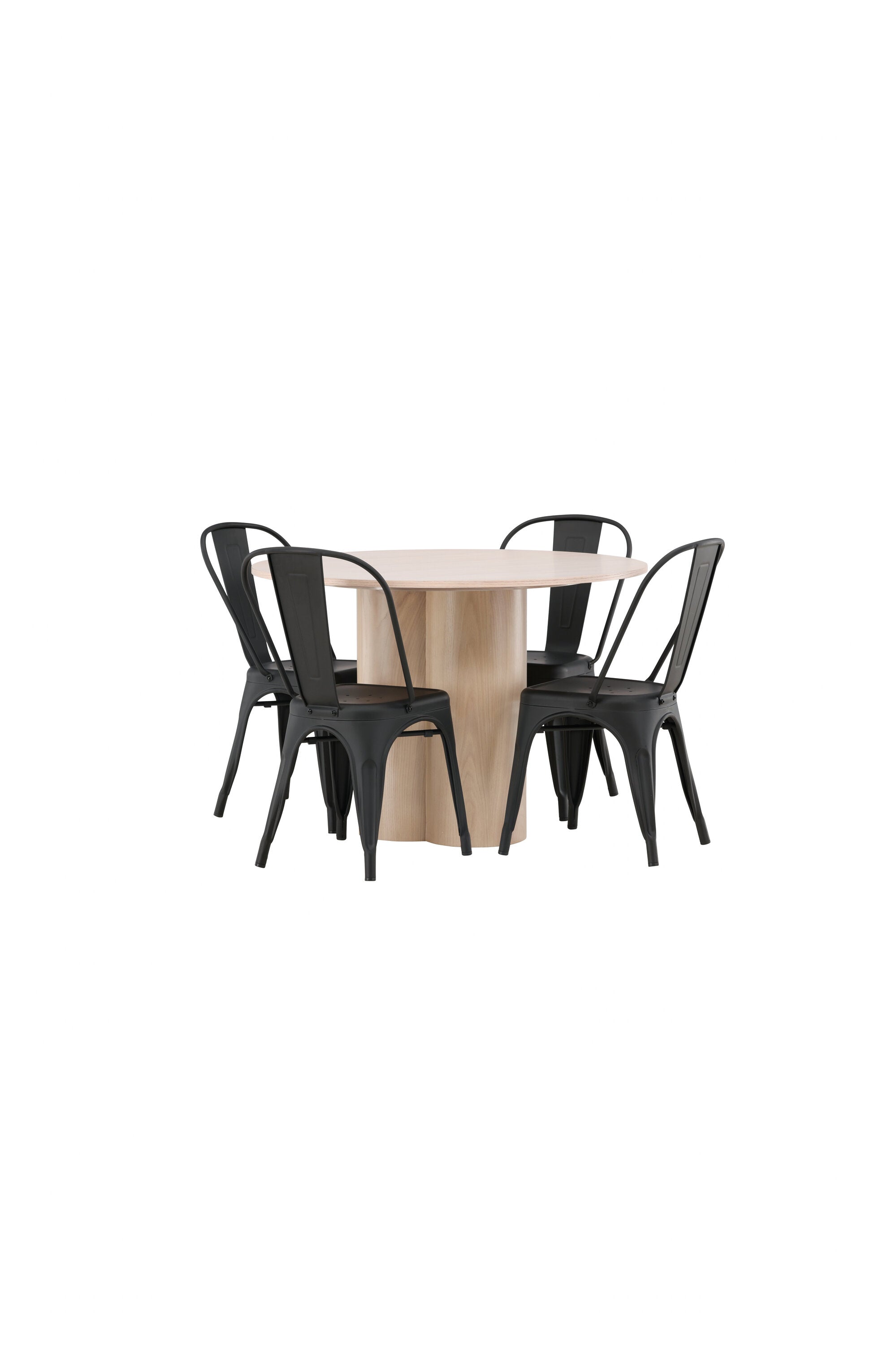 Matgrupp Olivia med 4st matstolar Tempe-GR Dining Set-Venture Home-peaceofhome.se