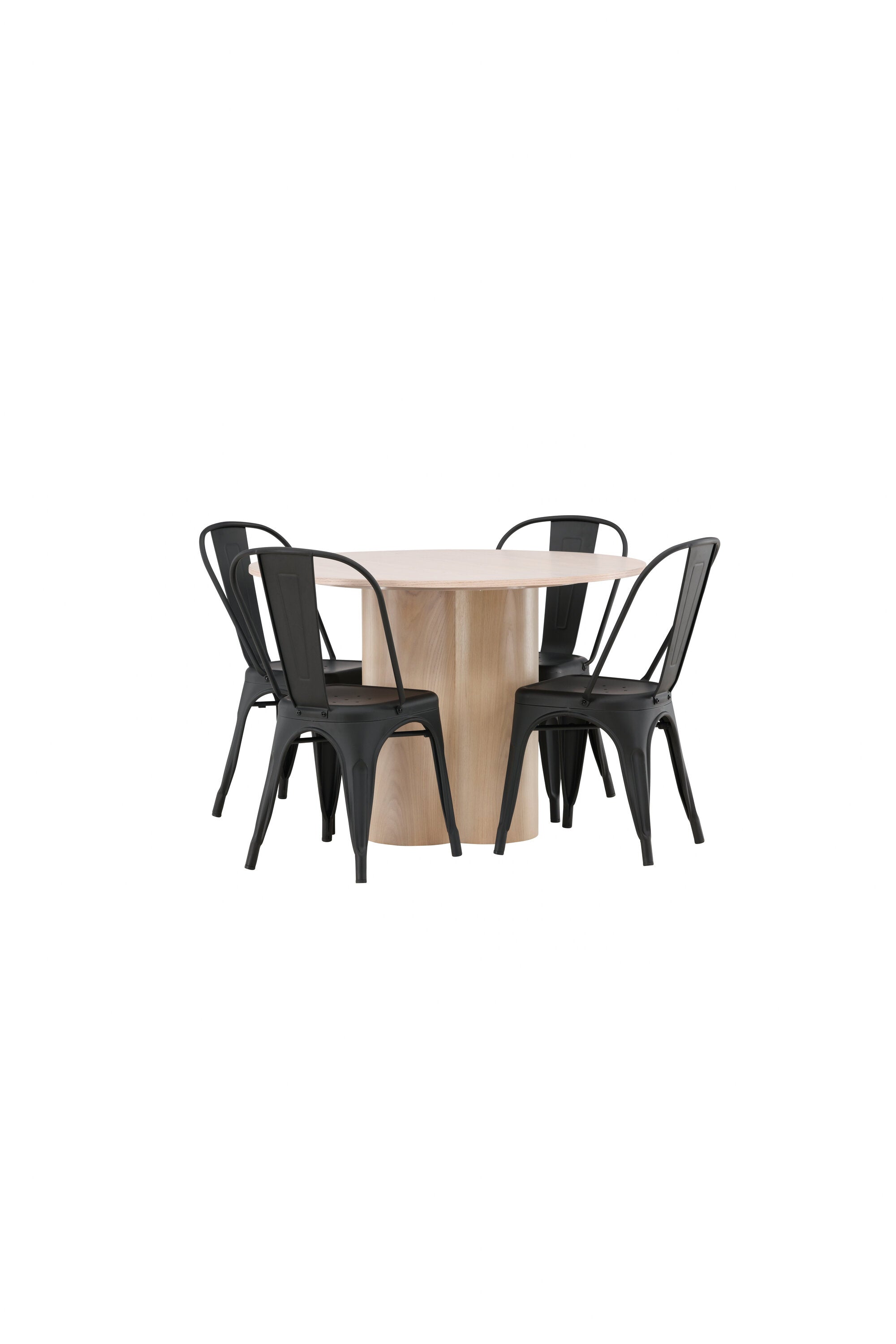 Matgrupp Olivia med 4st matstolar Tempe-GR Dining Set-Venture Home-peaceofhome.se