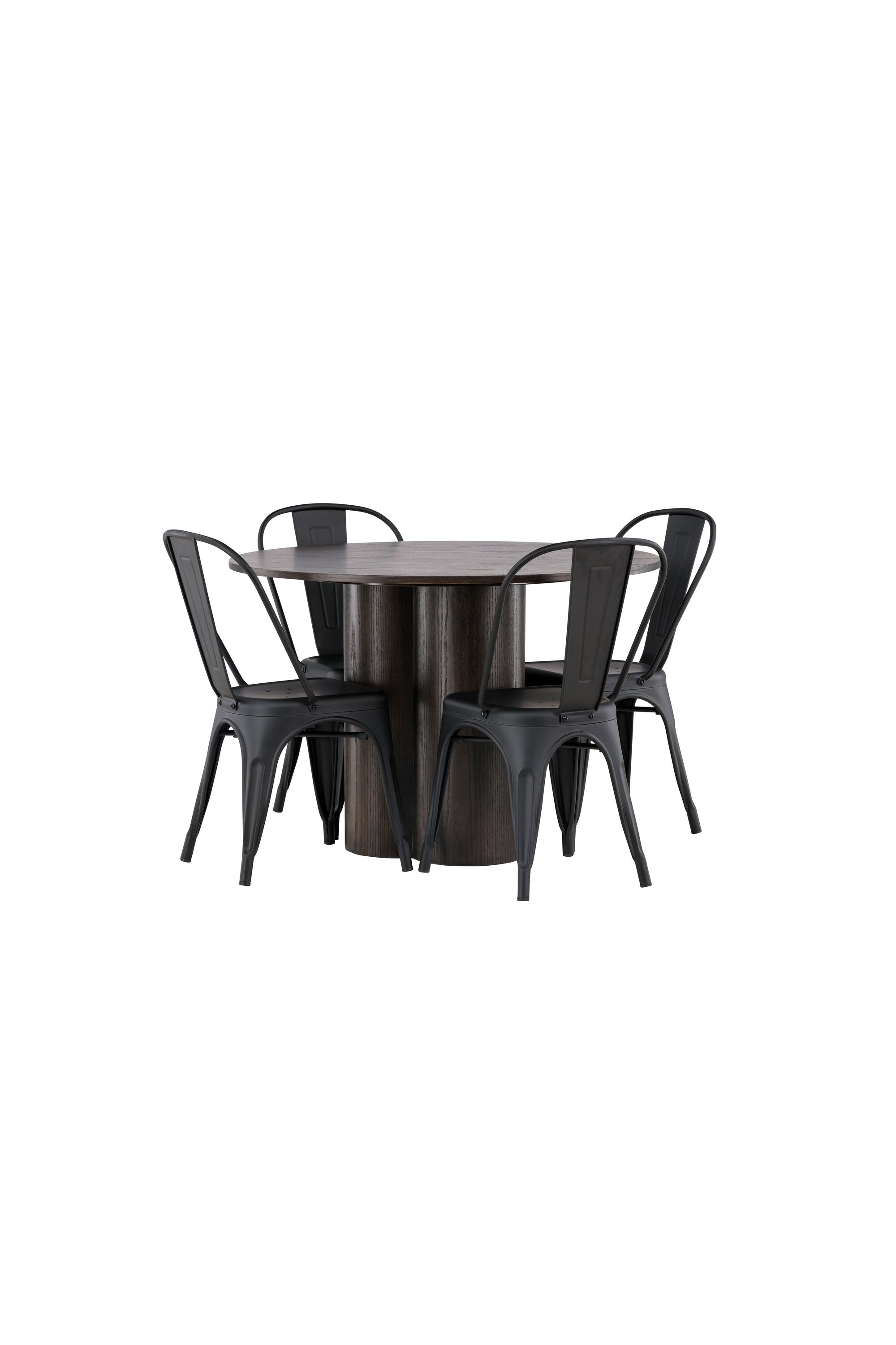 Matgrupp Olivia med 4st matstolar Tempe-GR Dining Set-Venture Home-peaceofhome.se