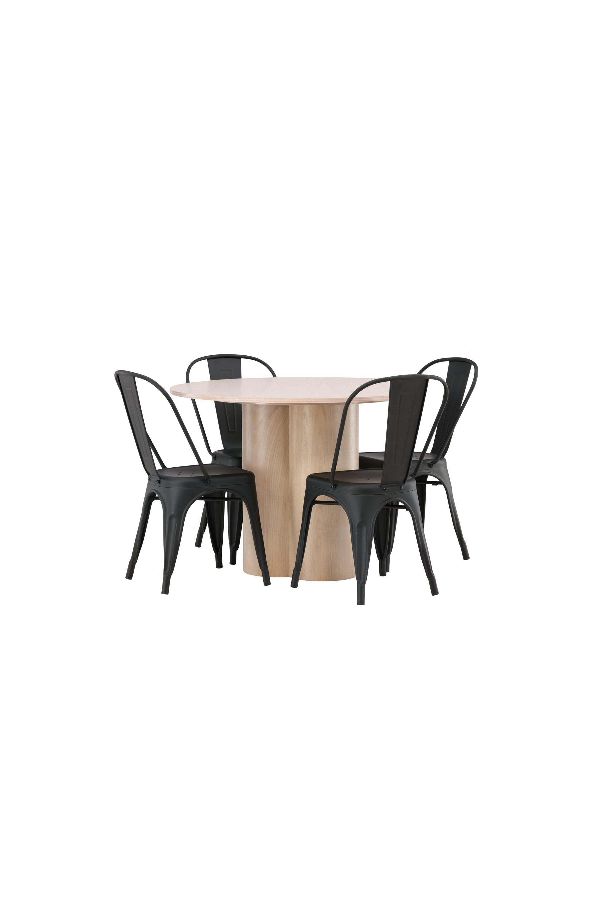 Matgrupp Olivia med 4st matstolar Tempe-GR Dining Set-Venture Home-peaceofhome.se