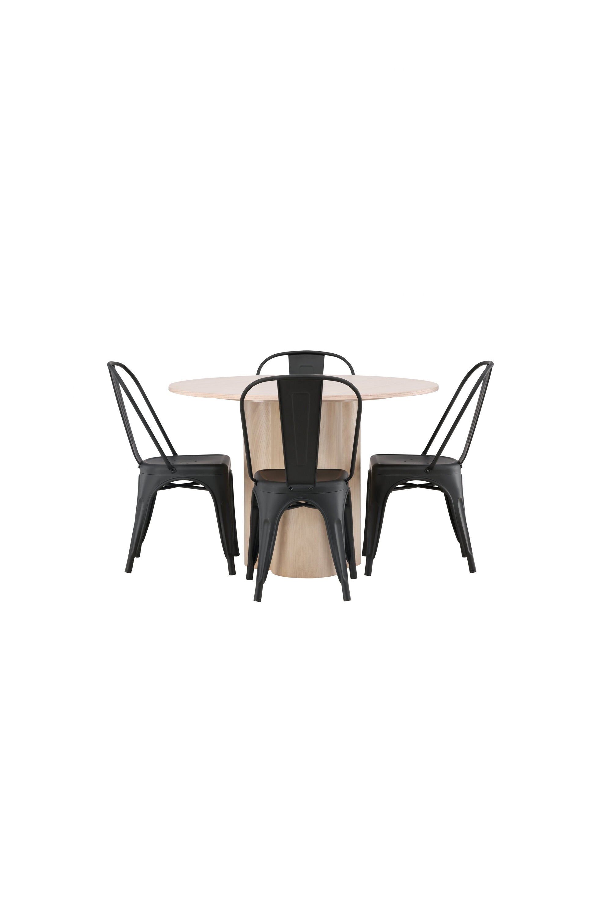 Matgrupp Olivia med 4st matstolar Tempe-GR Dining Set-Venture Home-peaceofhome.se