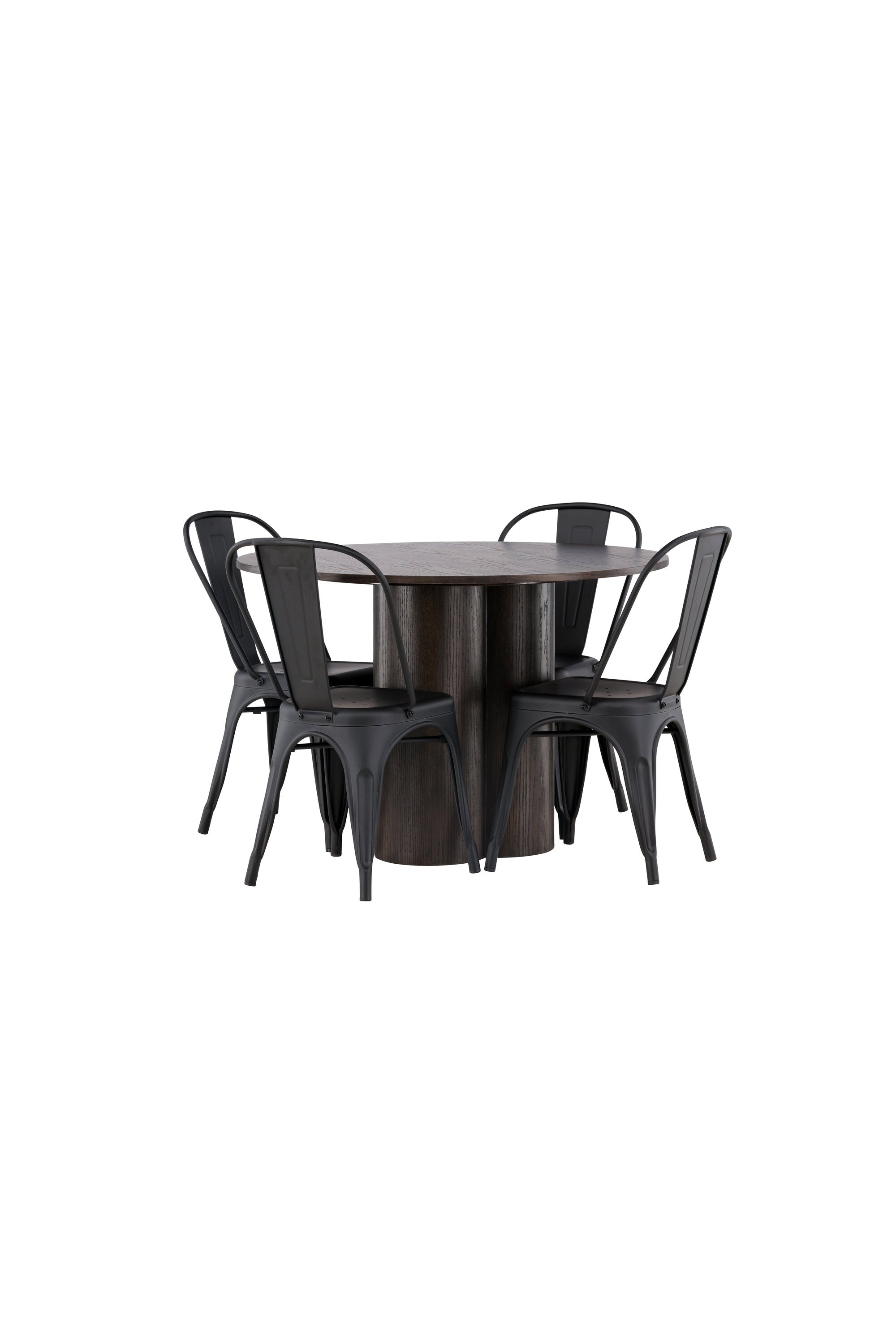 Matgrupp Olivia med 4st matstolar Tempe-GR Dining Set-Venture Home-peaceofhome.se