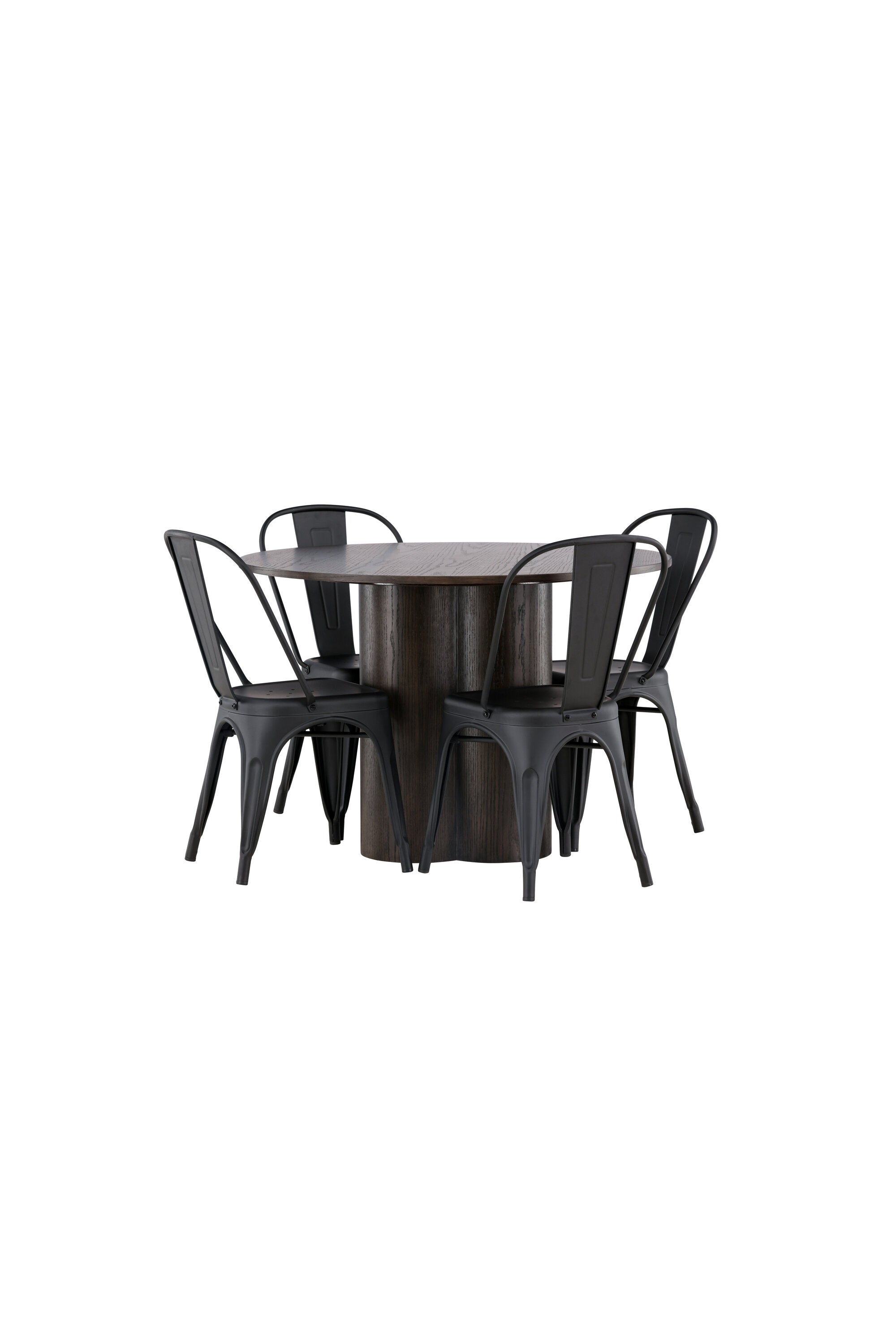 Matgrupp Olivia med 4st matstolar Tempe-GR Dining Set-Venture Home-peaceofhome.se