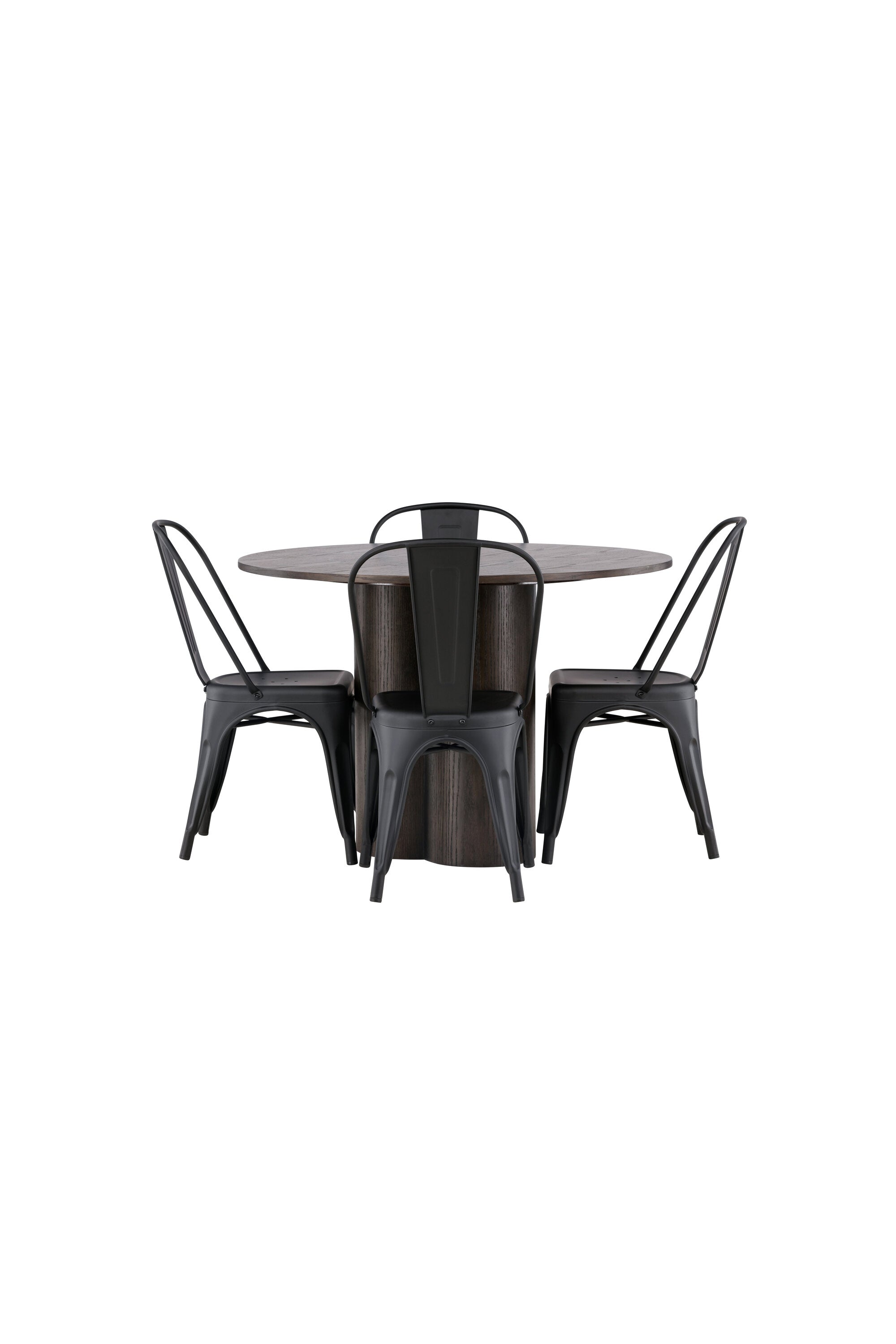 Matgrupp Olivia med 4st matstolar Tempe-GR Dining Set-Venture Home-peaceofhome.se