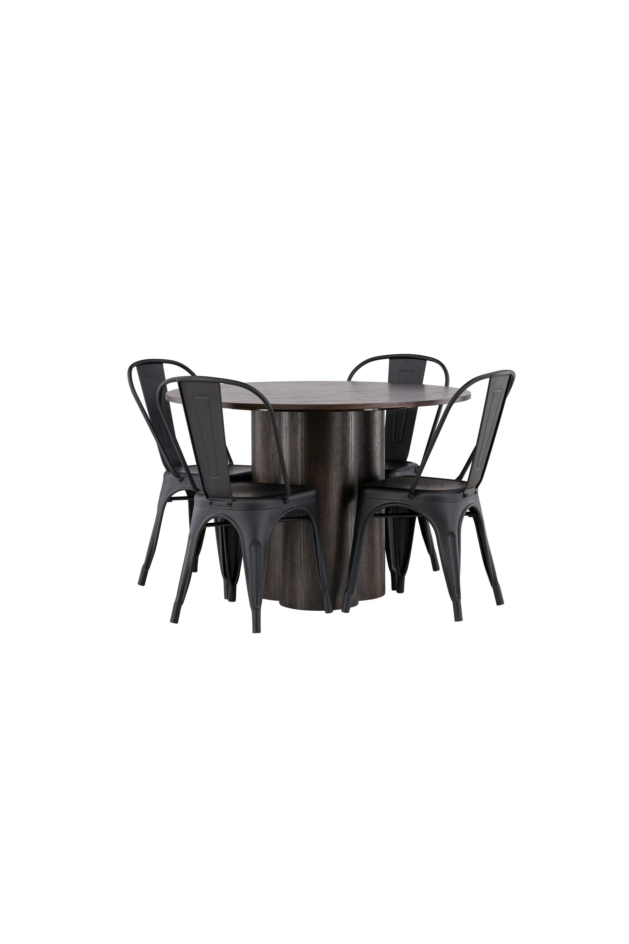 Matgrupp Olivia med 4st matstolar Tempe-GR Dining Set-Venture Home-peaceofhome.se