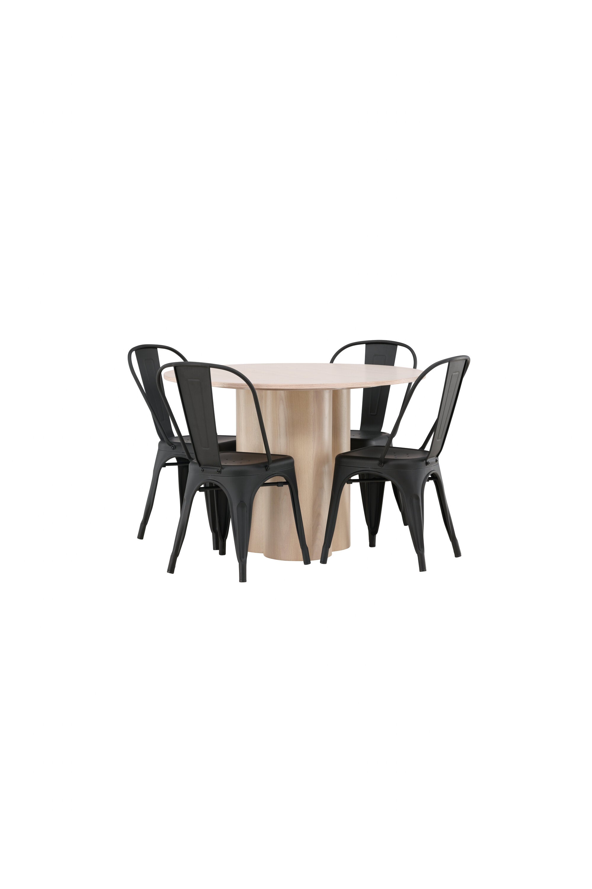 Matgrupp Olivia med 4st matstolar Tempe-GR Dining Set-Venture Home-peaceofhome.se