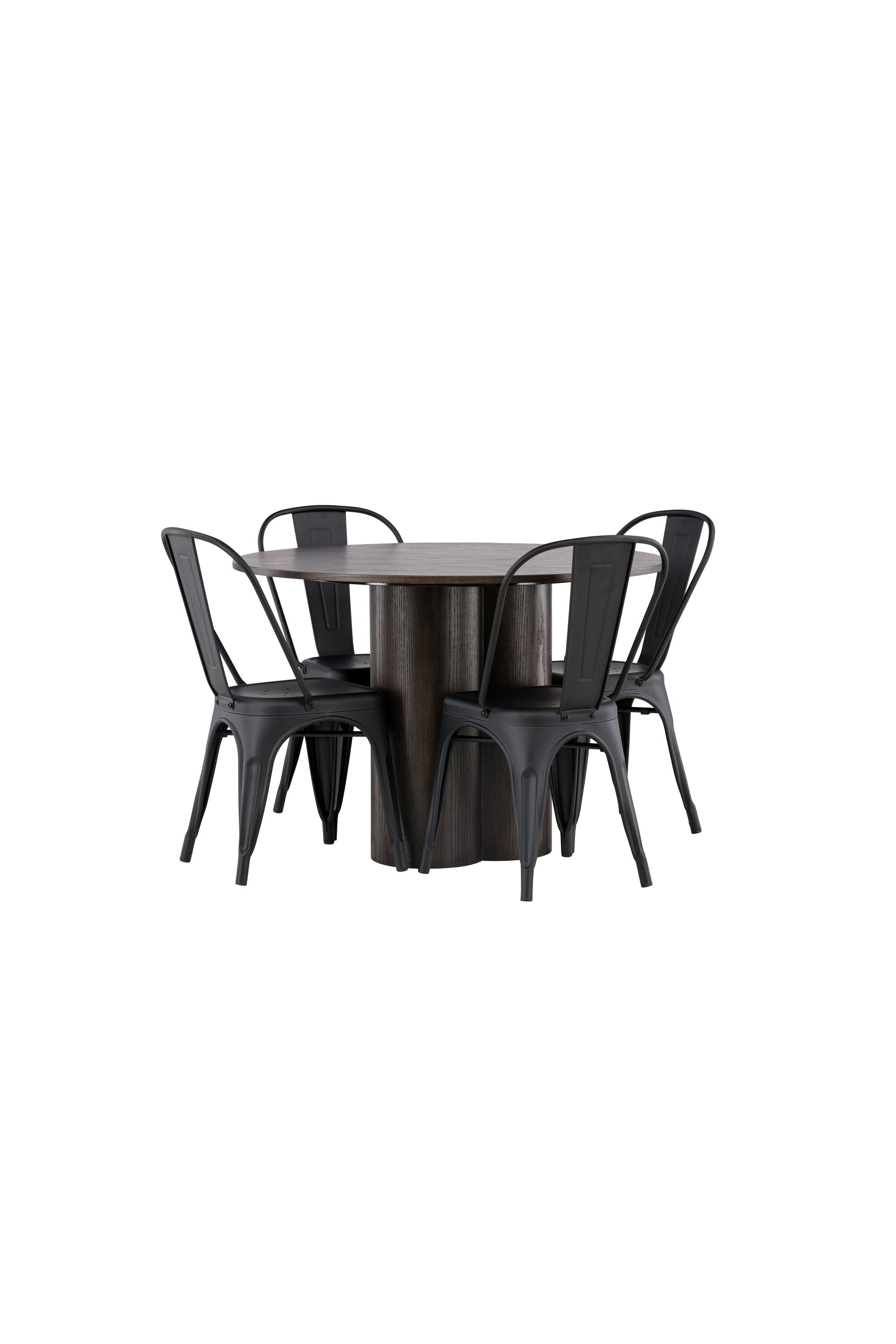 Matgrupp Olivia med 4st matstolar Tempe-GR Dining Set-Venture Home-peaceofhome.se