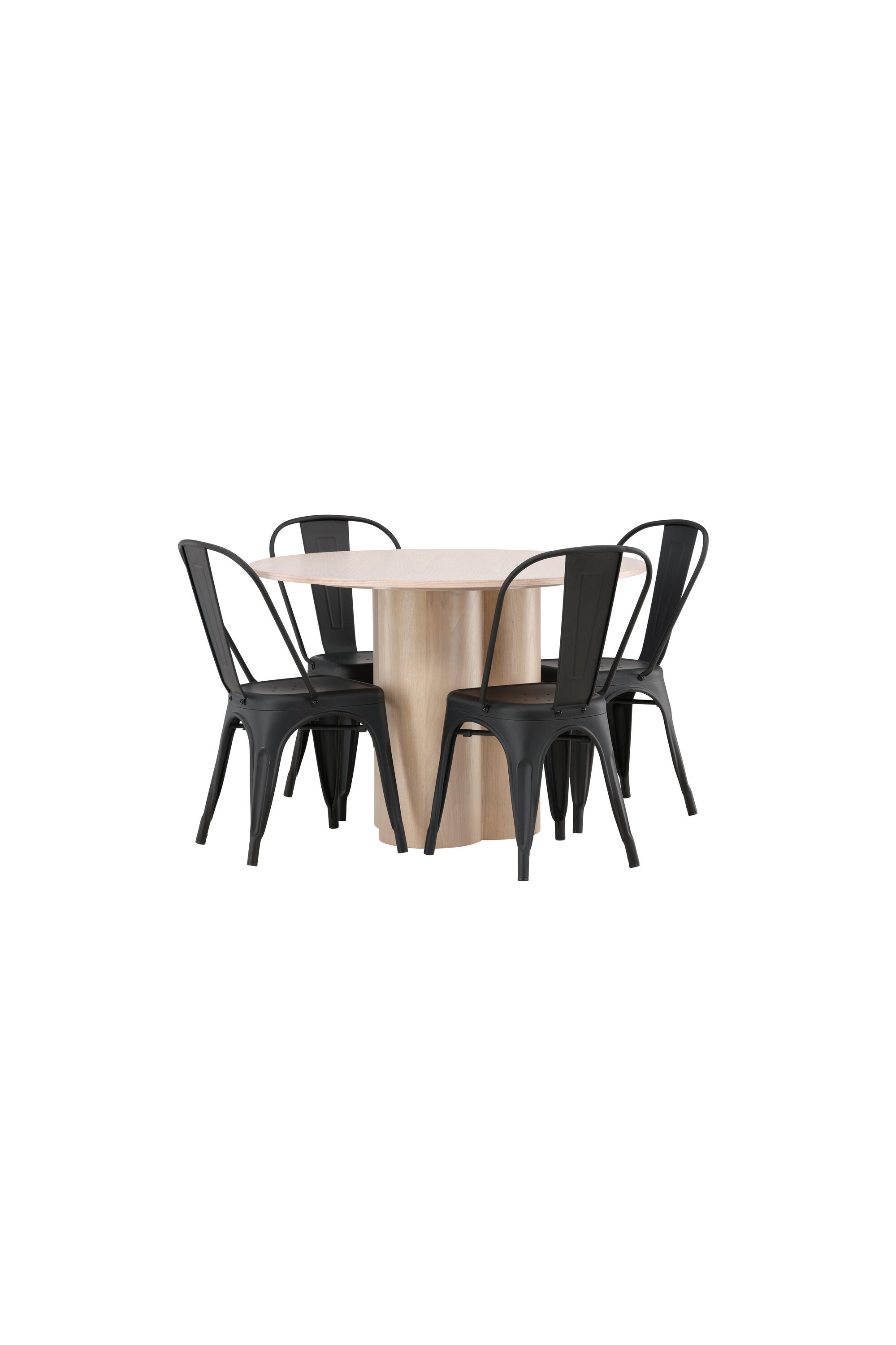 Matgrupp Olivia med 4st matstolar Tempe-GR Dining Set-Venture Home-peaceofhome.se