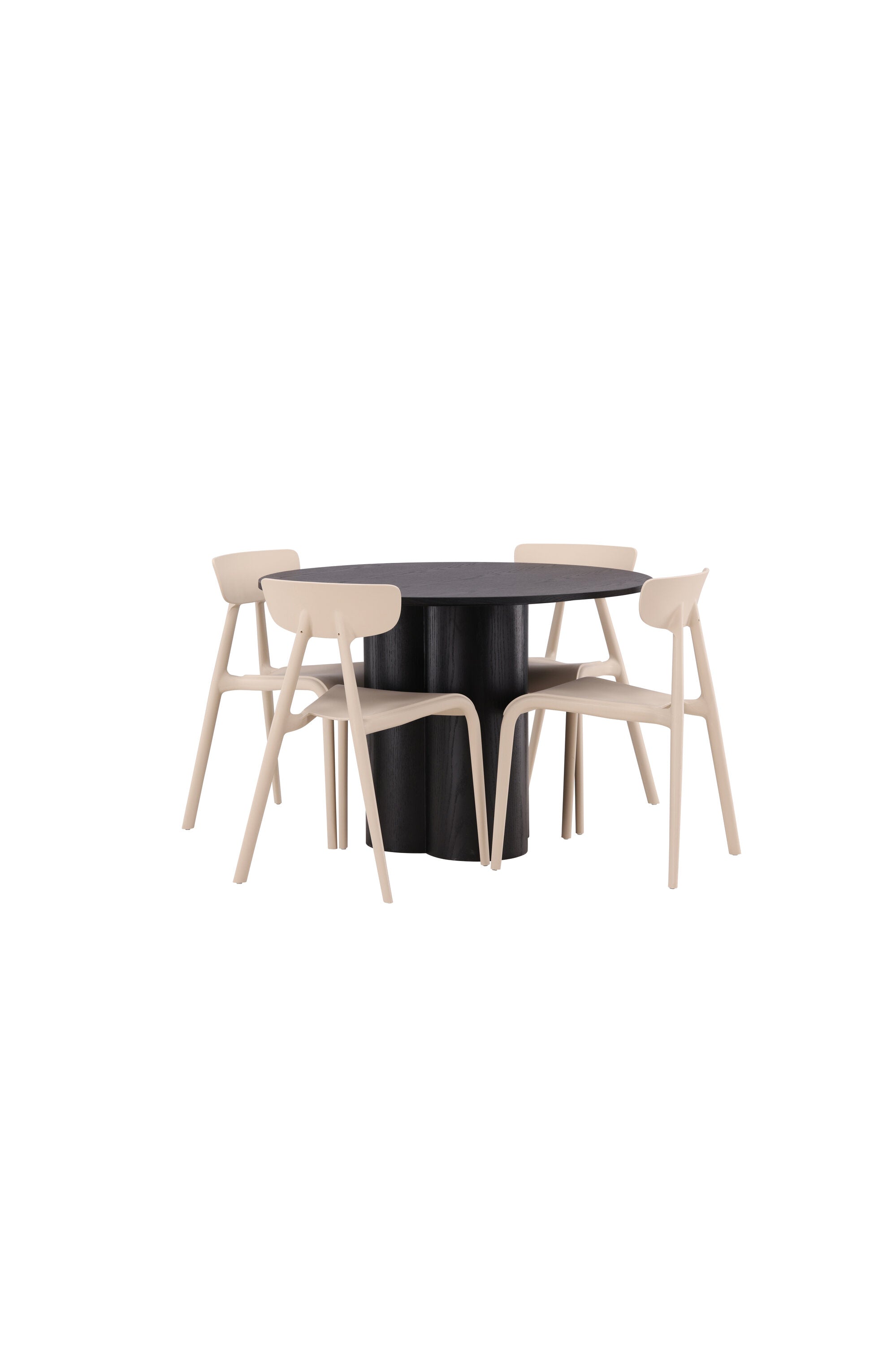 Matgrupp Olivia med 4st matstolar Ursholmen-GR Dining Set-Venture Home-peaceofhome.se