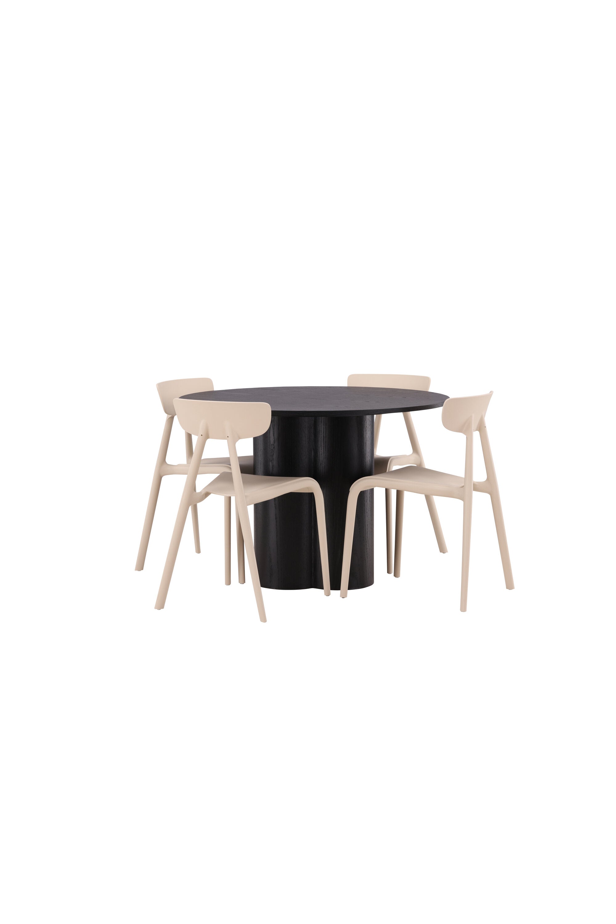 Matgrupp Olivia med 4st matstolar Ursholmen-GR Dining Set-Venture Home-peaceofhome.se