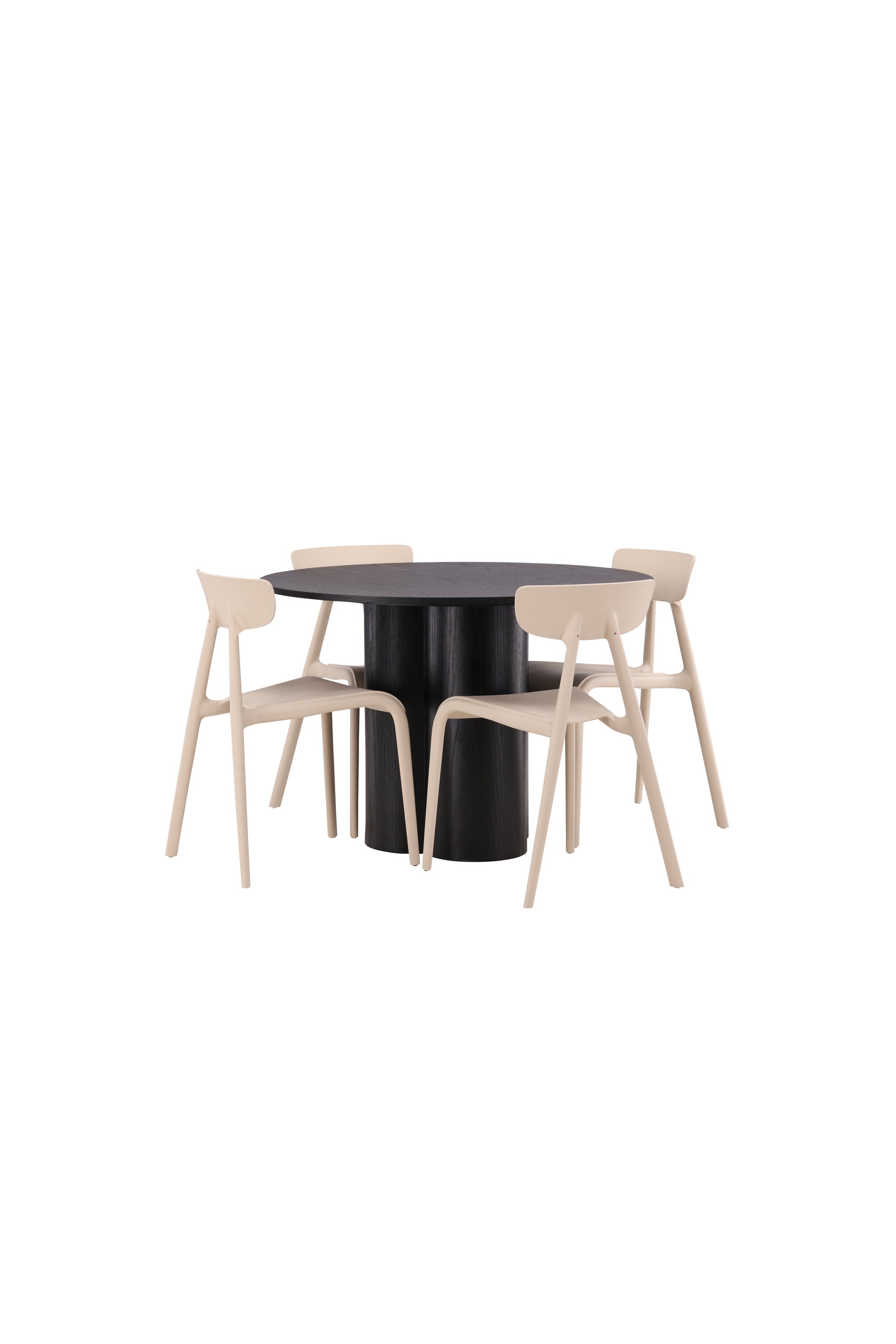 Matgrupp Olivia med 4st matstolar Ursholmen-GR Dining Set-Venture Home-peaceofhome.se