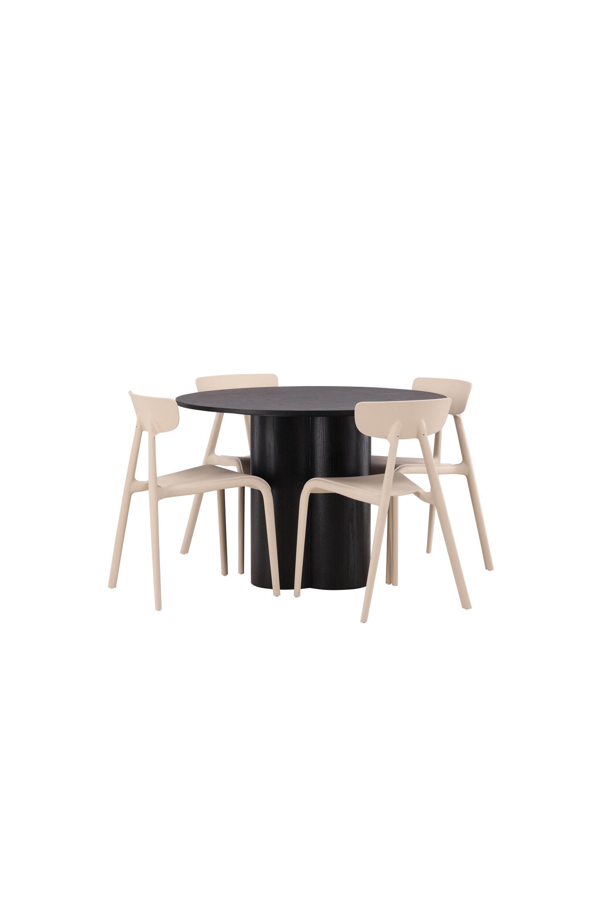 Matgrupp Olivia med 4st matstolar Ursholmen-GR Dining Set-Venture Home-peaceofhome.se