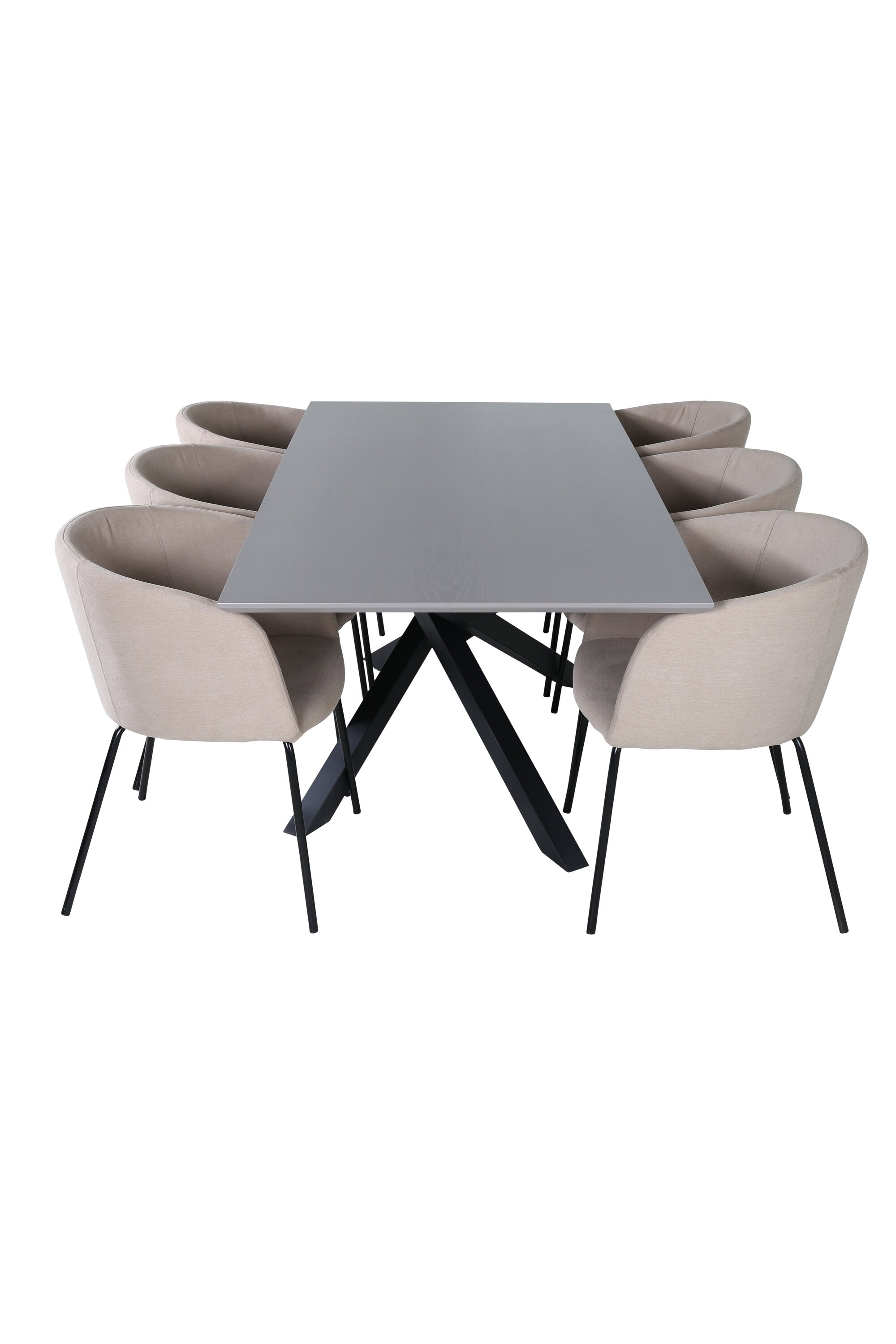 Matgrupp Piazza med stolarna Berit-GR Dining Set-Venture Home-peaceofhome.se