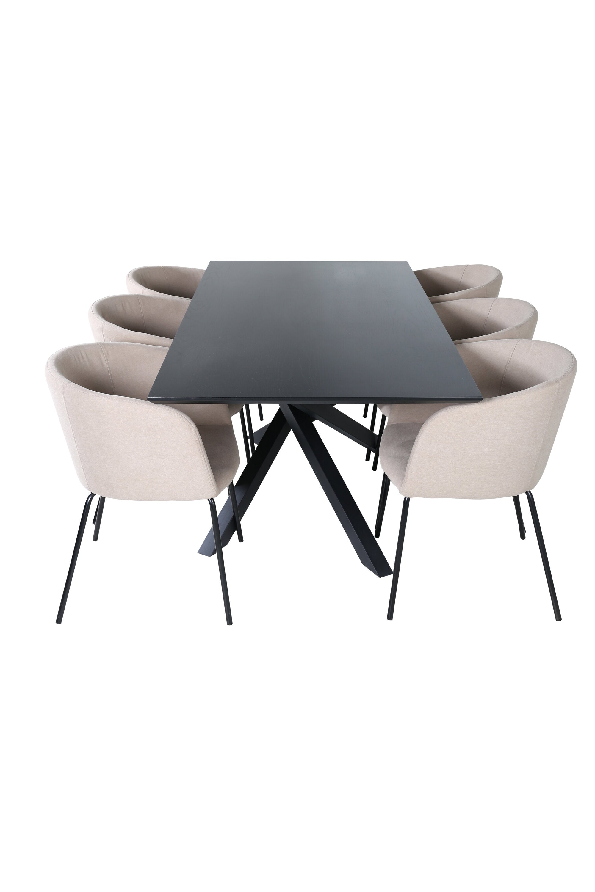 Matgrupp Piazza med stolarna Berit-GR Dining Set-Venture Home-peaceofhome.se