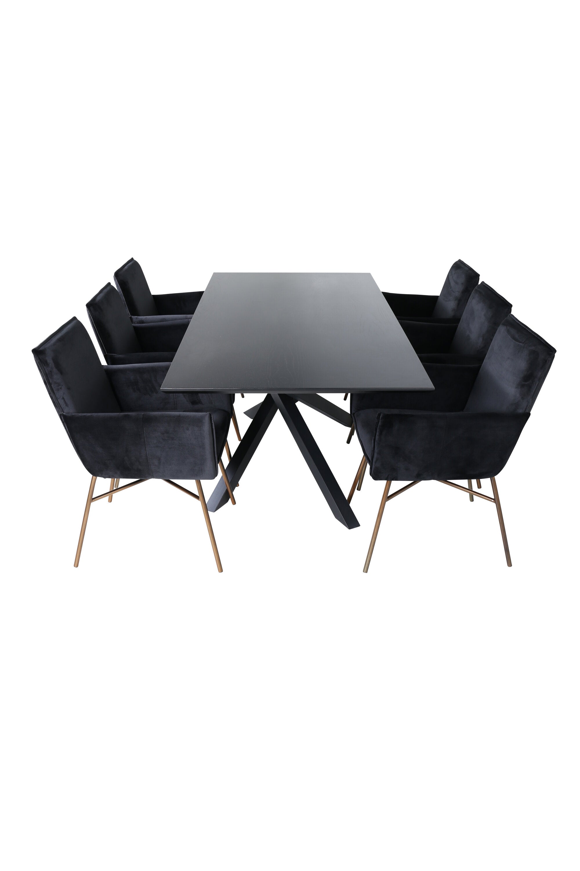 Matgrupp Piazza med stolarna Petra-GR Dining Set-Venture Home-peaceofhome.se