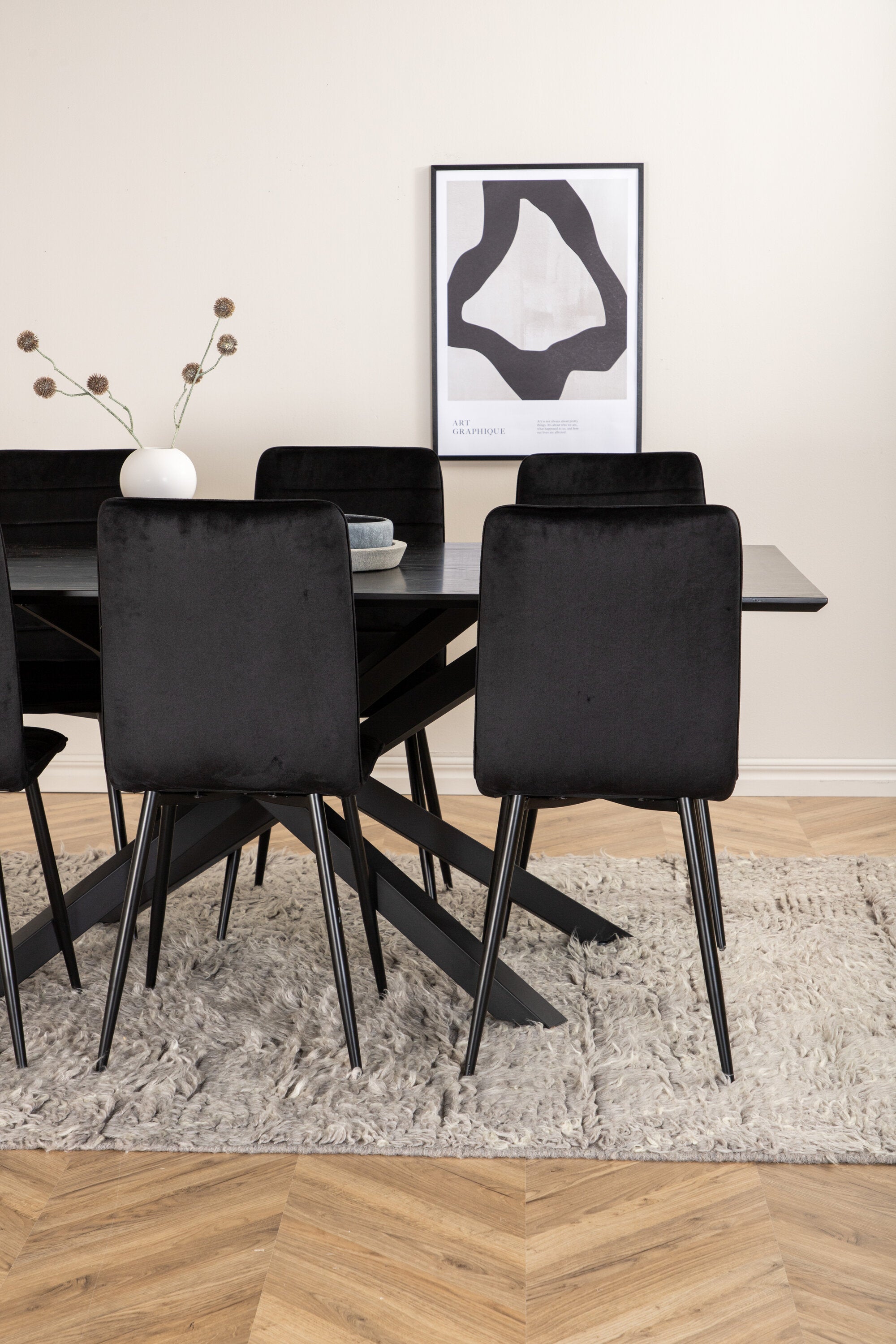 Matgrupp Piazza med stolarna Windu-GR Dining Set-Venture Home-peaceofhome.se