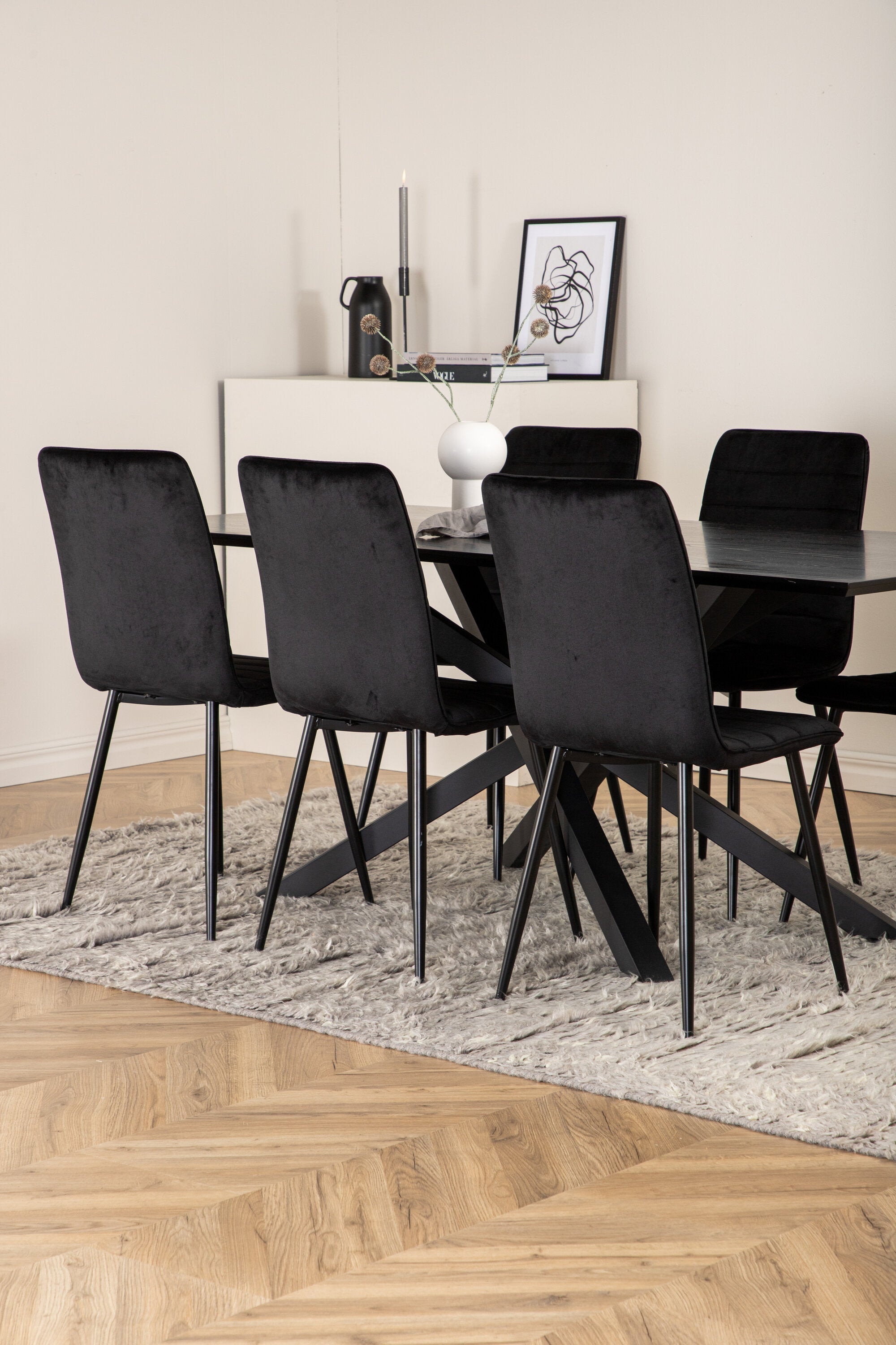 Matgrupp Piazza med stolarna Windu-GR Dining Set-Venture Home-peaceofhome.se