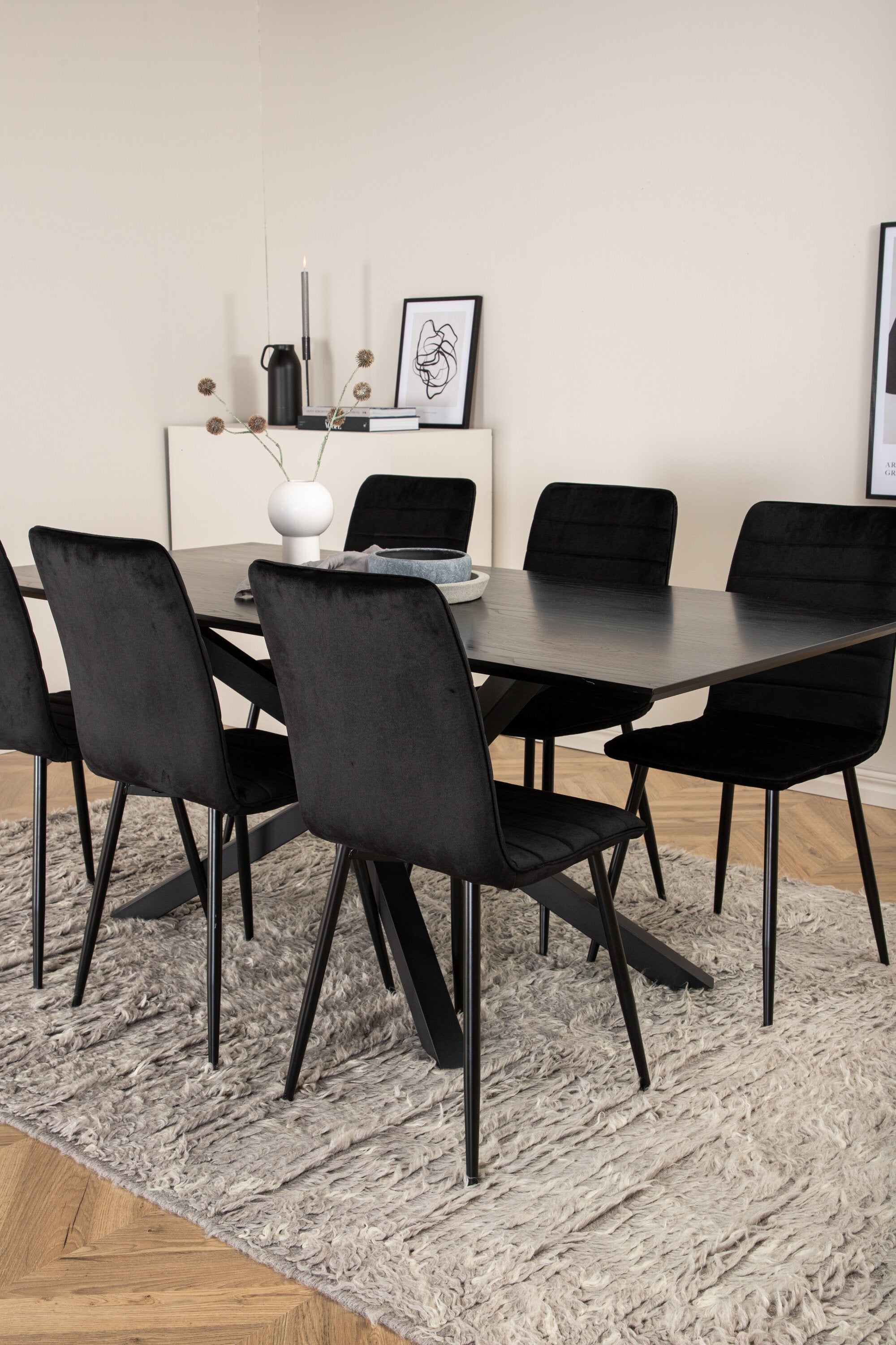 Matgrupp Piazza med stolarna Windu-GR Dining Set-Venture Home-peaceofhome.se