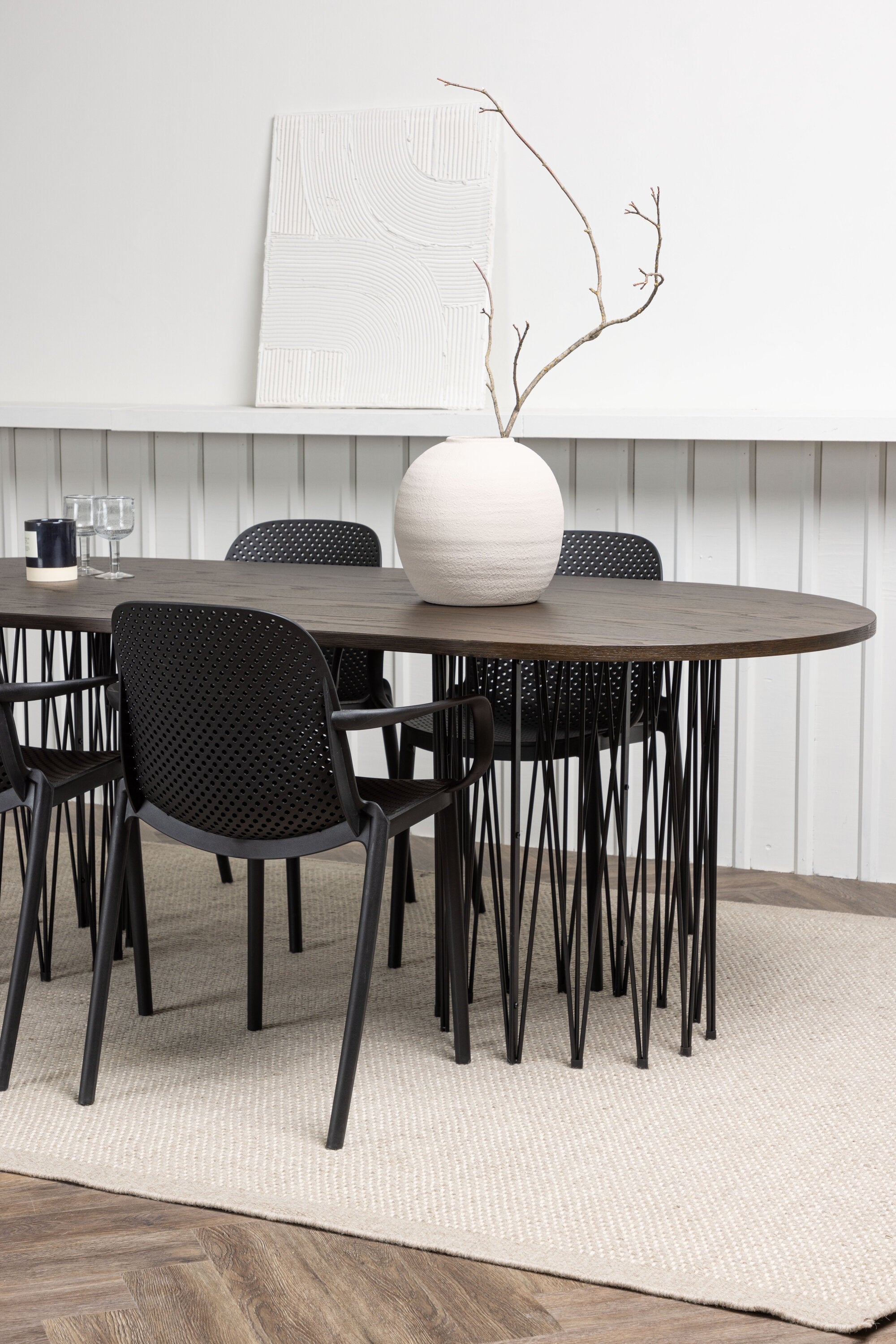 Matgrupp Stone med stolarna Baltimore-GR Dining Set-Venture Home-peaceofhome.se