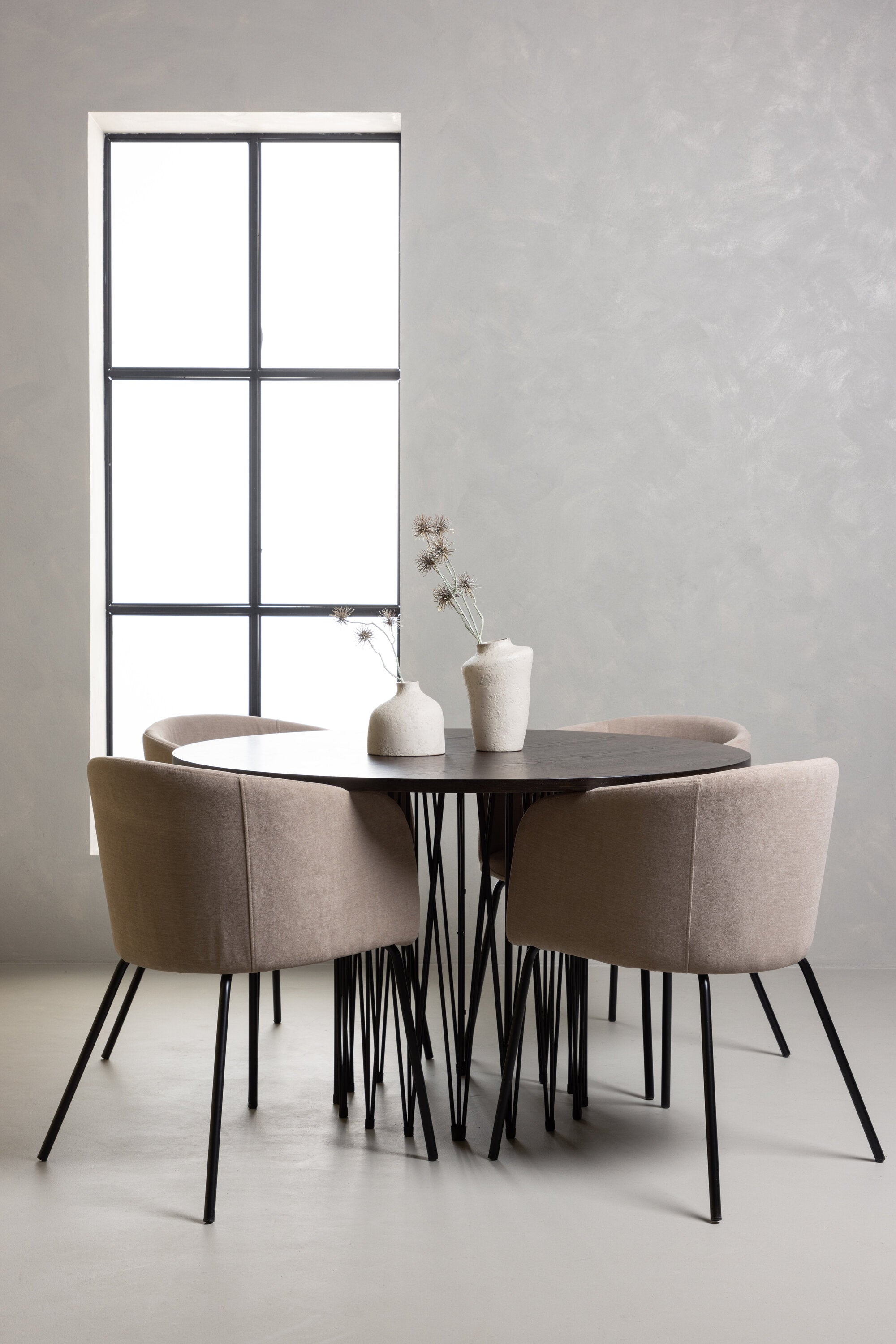 Matgrupp Stone med stolarna Berit-GR Dining Set-Venture Home-peaceofhome.se