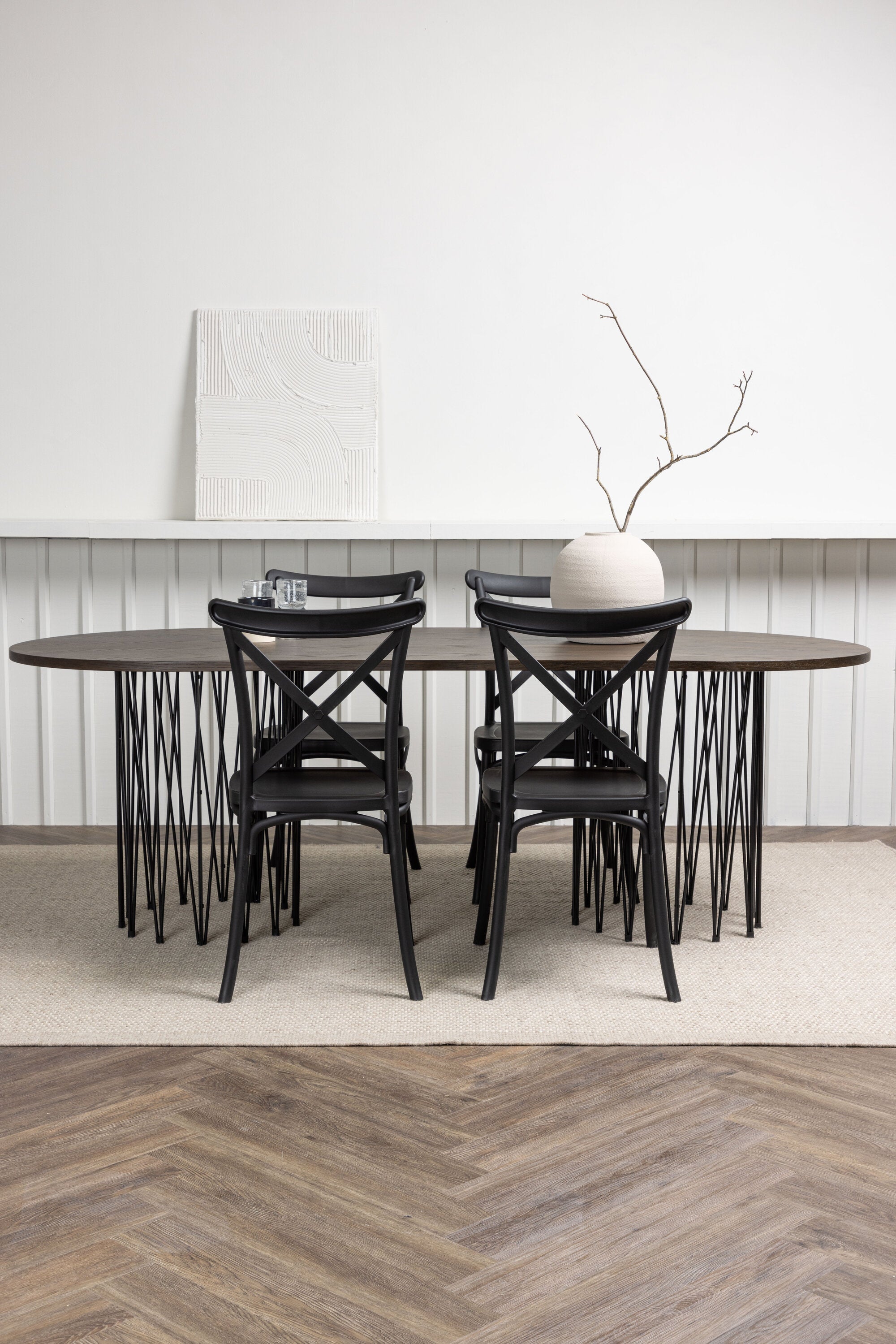 Matgrupp Stone med stolarna Crosett-GR Dining Set-Venture Home-peaceofhome.se