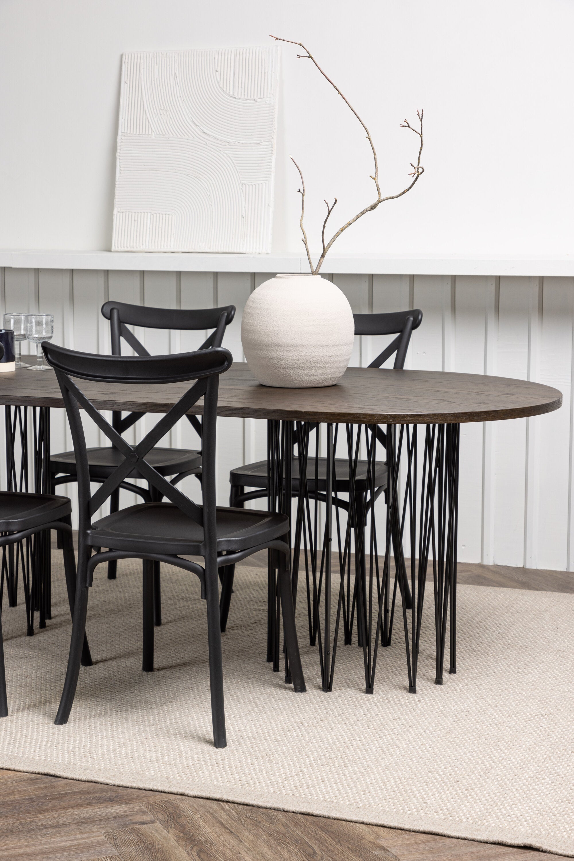 Matgrupp Stone med stolarna Crosett-GR Dining Set-Venture Home-peaceofhome.se