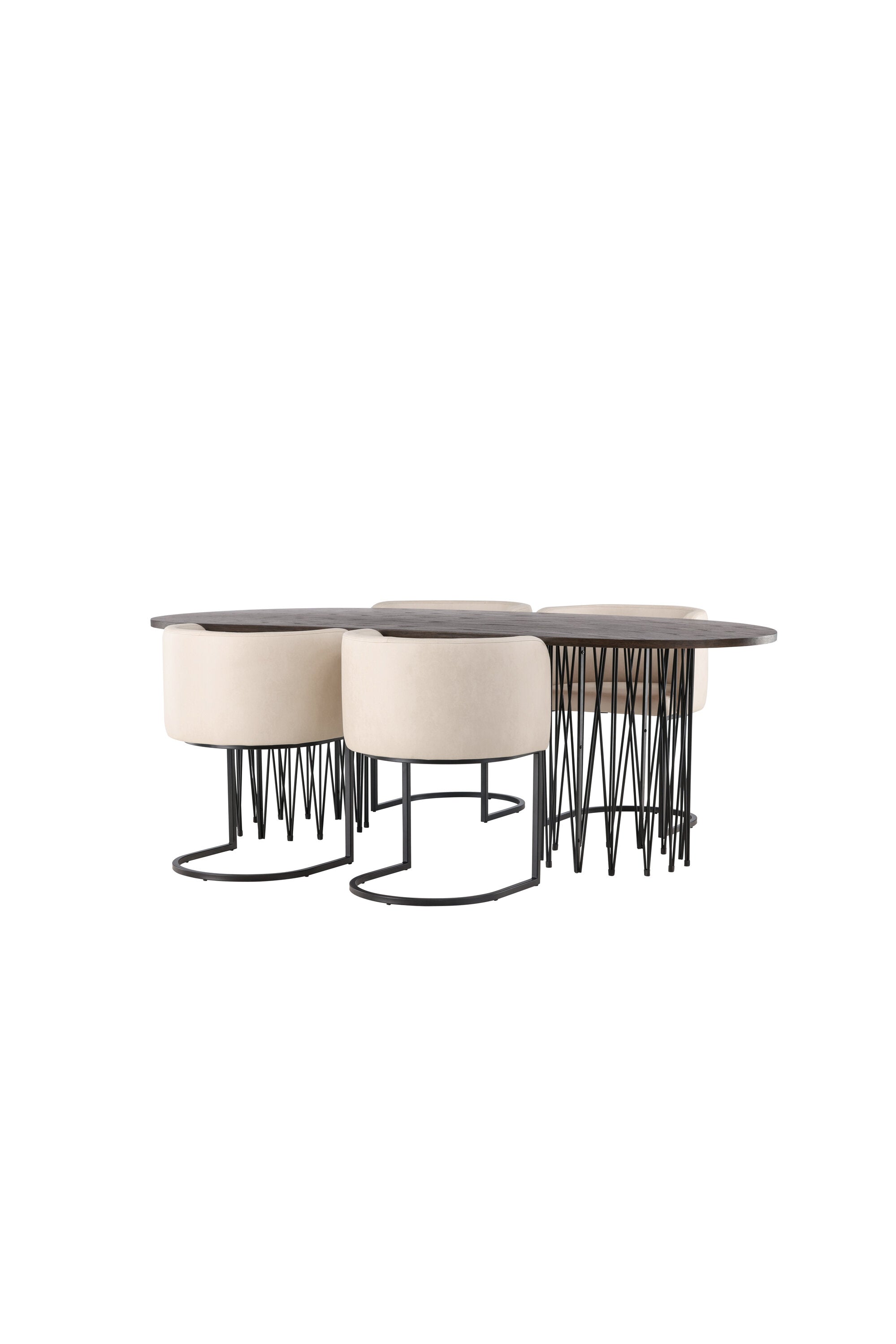 Matgrupp Stone med stolarna Simrishamn-GR Dining Set-Venture Home-peaceofhome.se