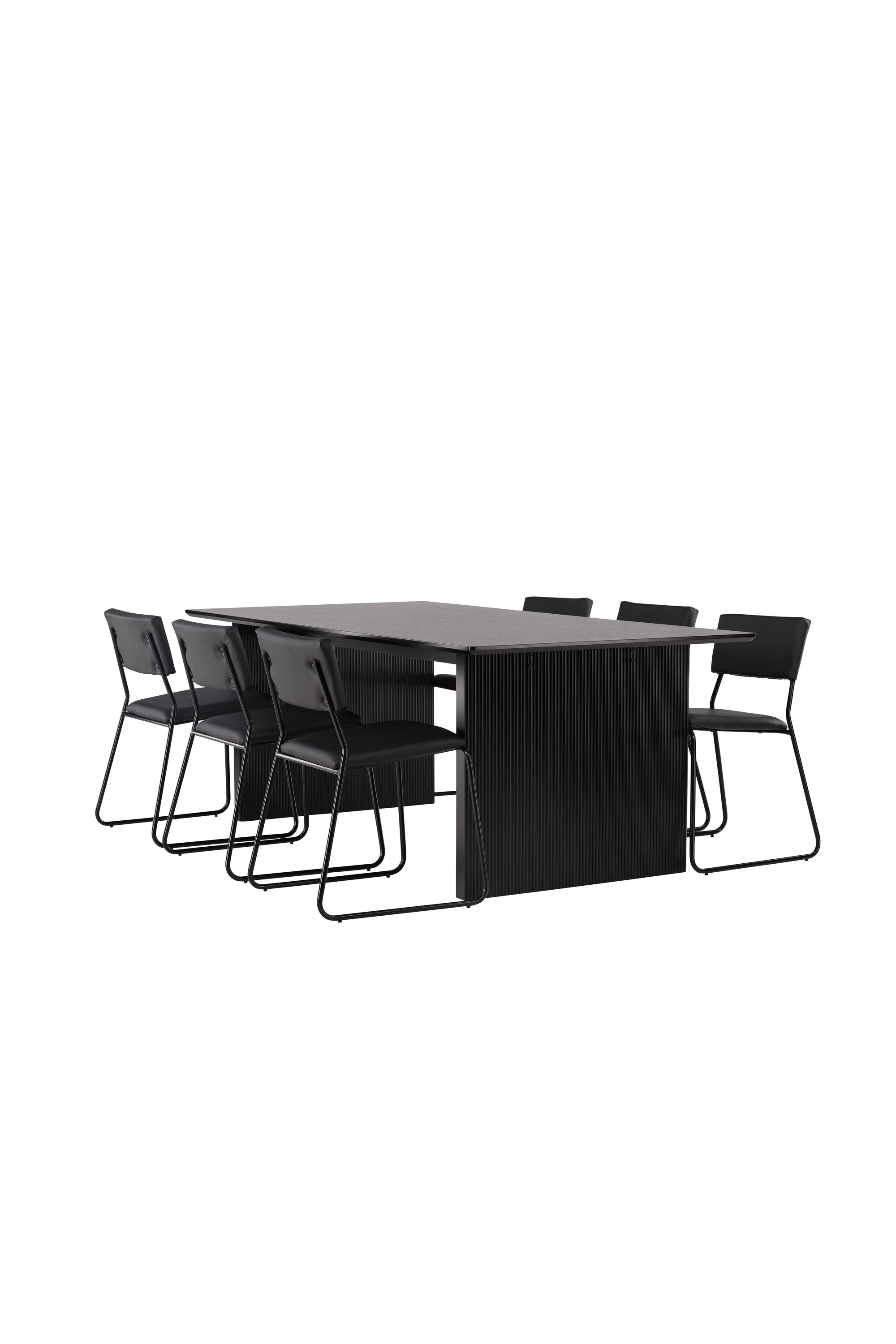 Matgrupp Vail med 6st matstolar Kenth-GR Dining Set-Venture Home-peaceofhome.se