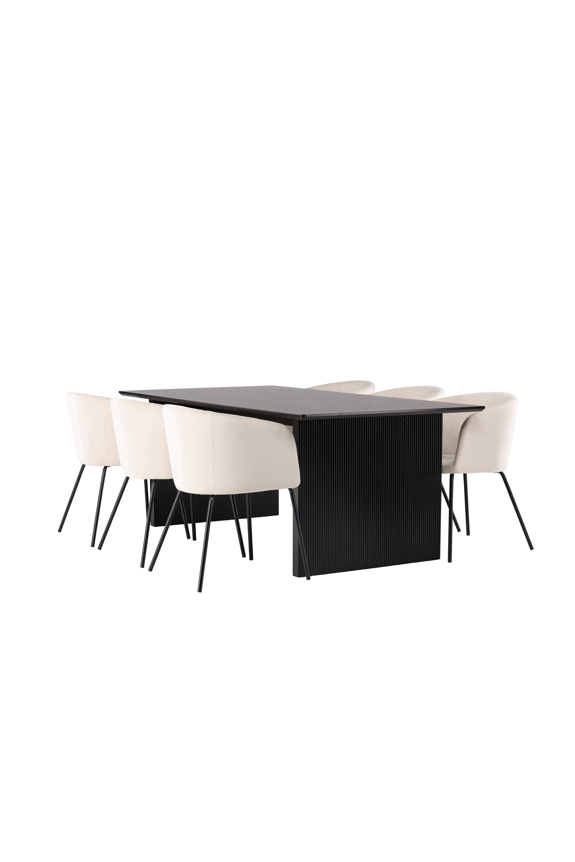 Matgrupp Vail med stolarna Berit-GR Dining Set-Venture Home-peaceofhome.se