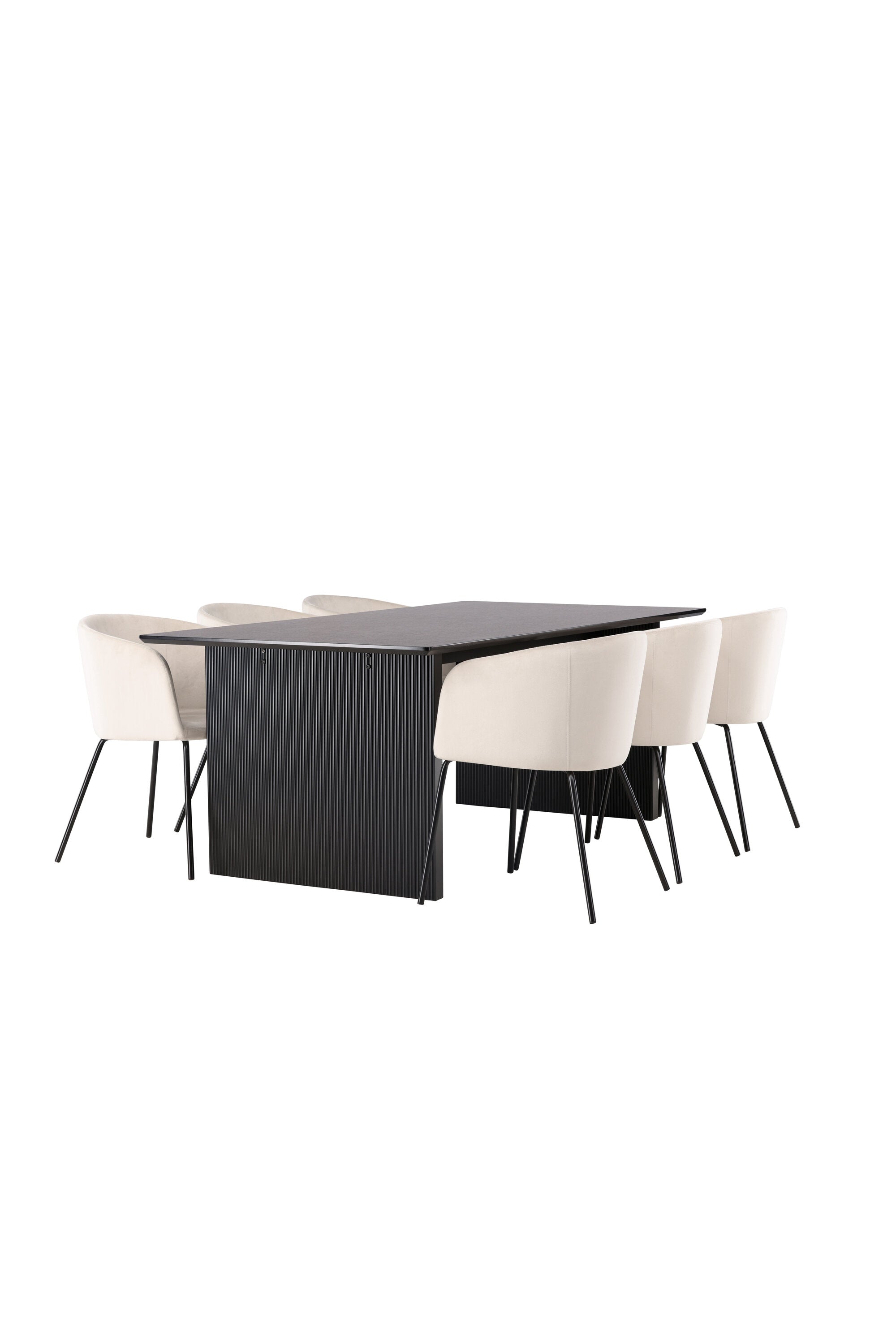 Matgrupp Vail med stolarna Berit-GR Dining Set-Venture Home-peaceofhome.se