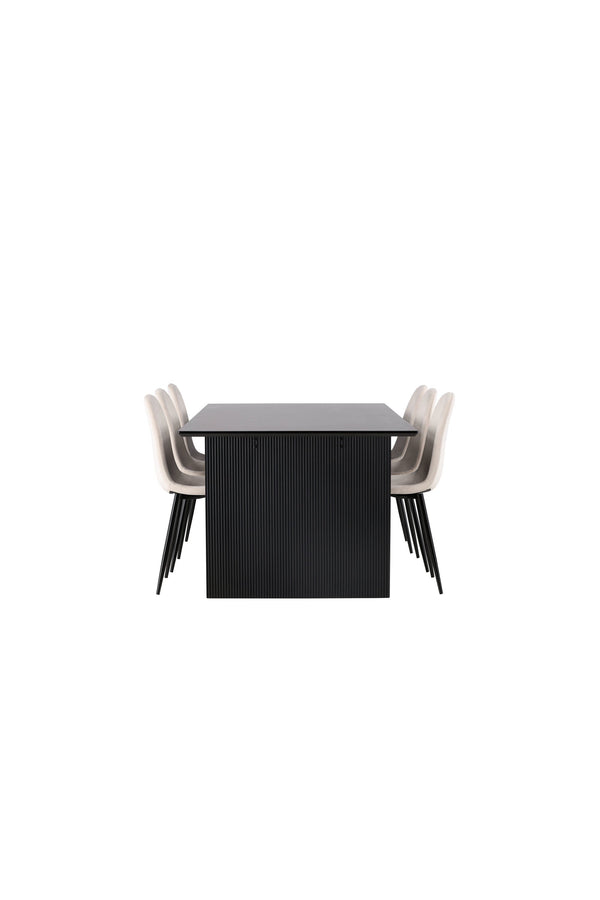 Matgrupp Vail med stolarna Polar-GR Dining Set-Venture Home-peaceofhome.se