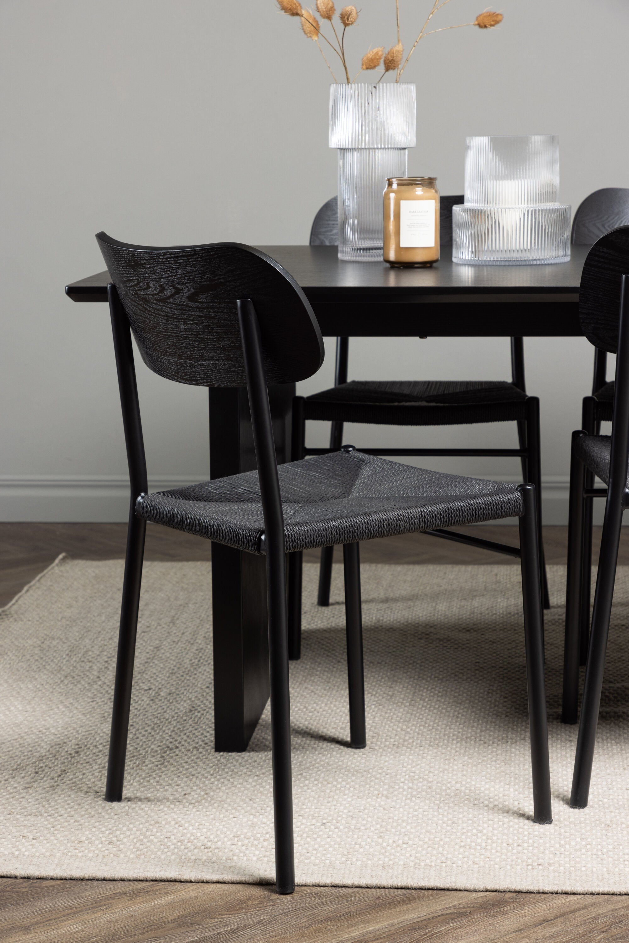 Matgrupp Vail med stolarna Polly-GR Dining Set-Venture Home-peaceofhome.se