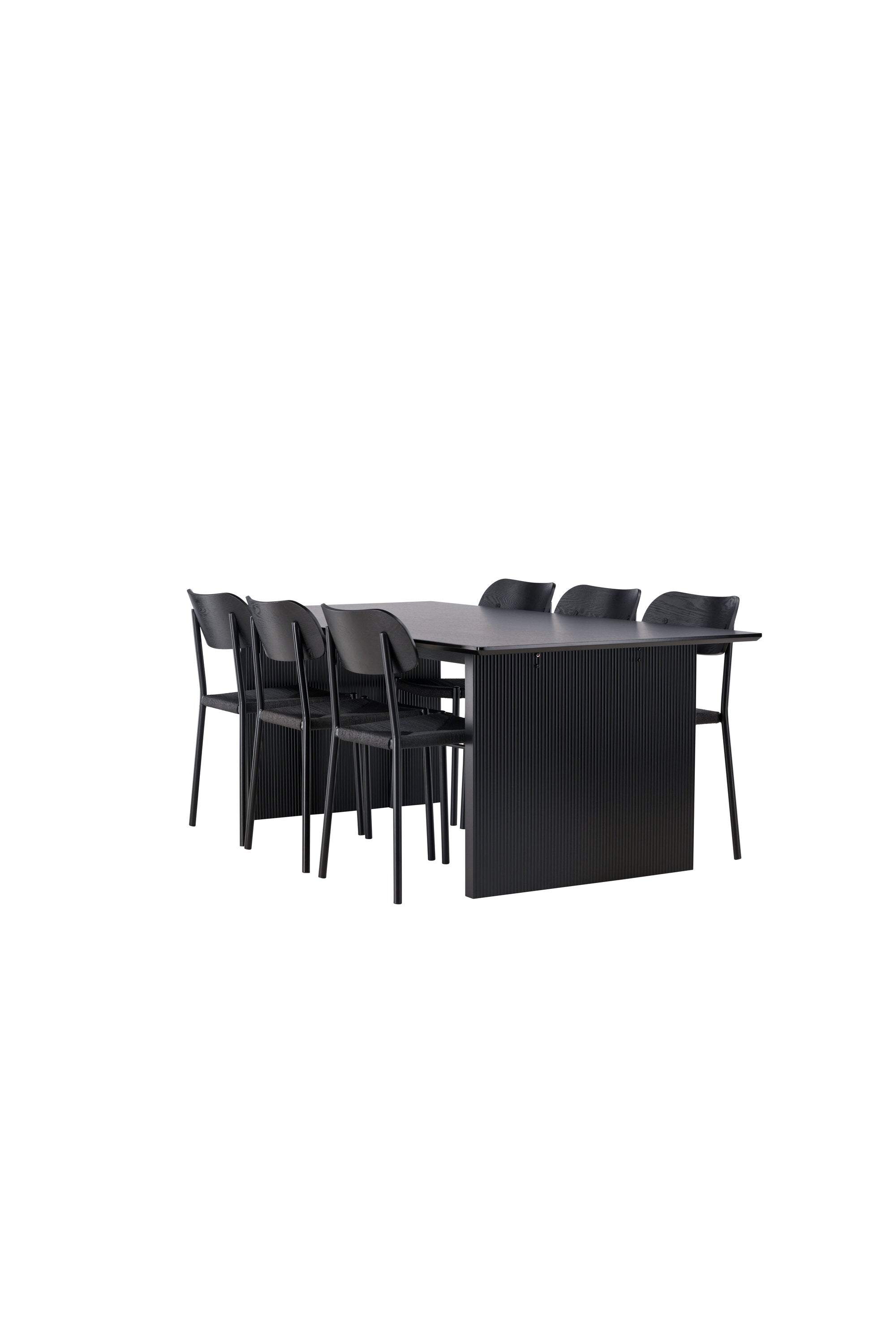 Matgrupp Vail med stolarna Polly-GR Dining Set-Venture Home-peaceofhome.se