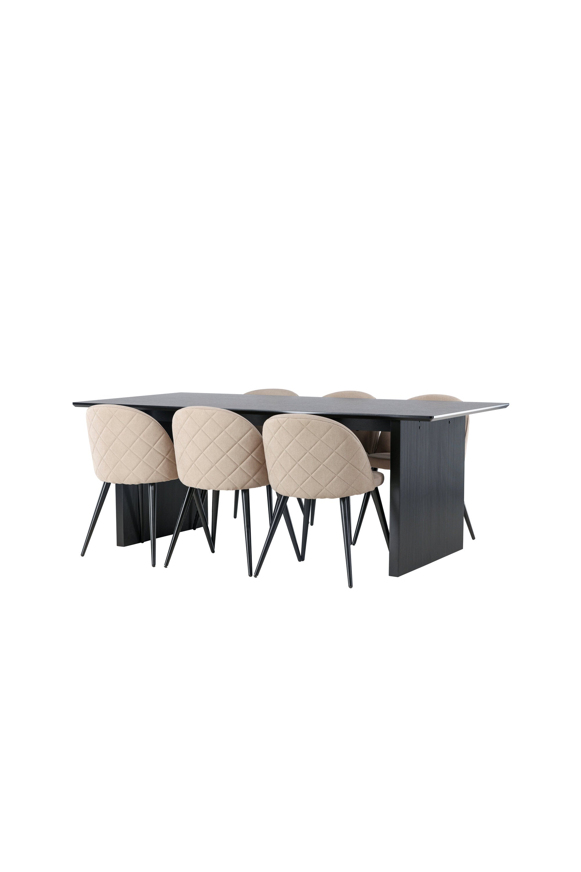 Matgrupp Vail med stolarna Velvet-GR Dining Set-Venture Home-peaceofhome.se