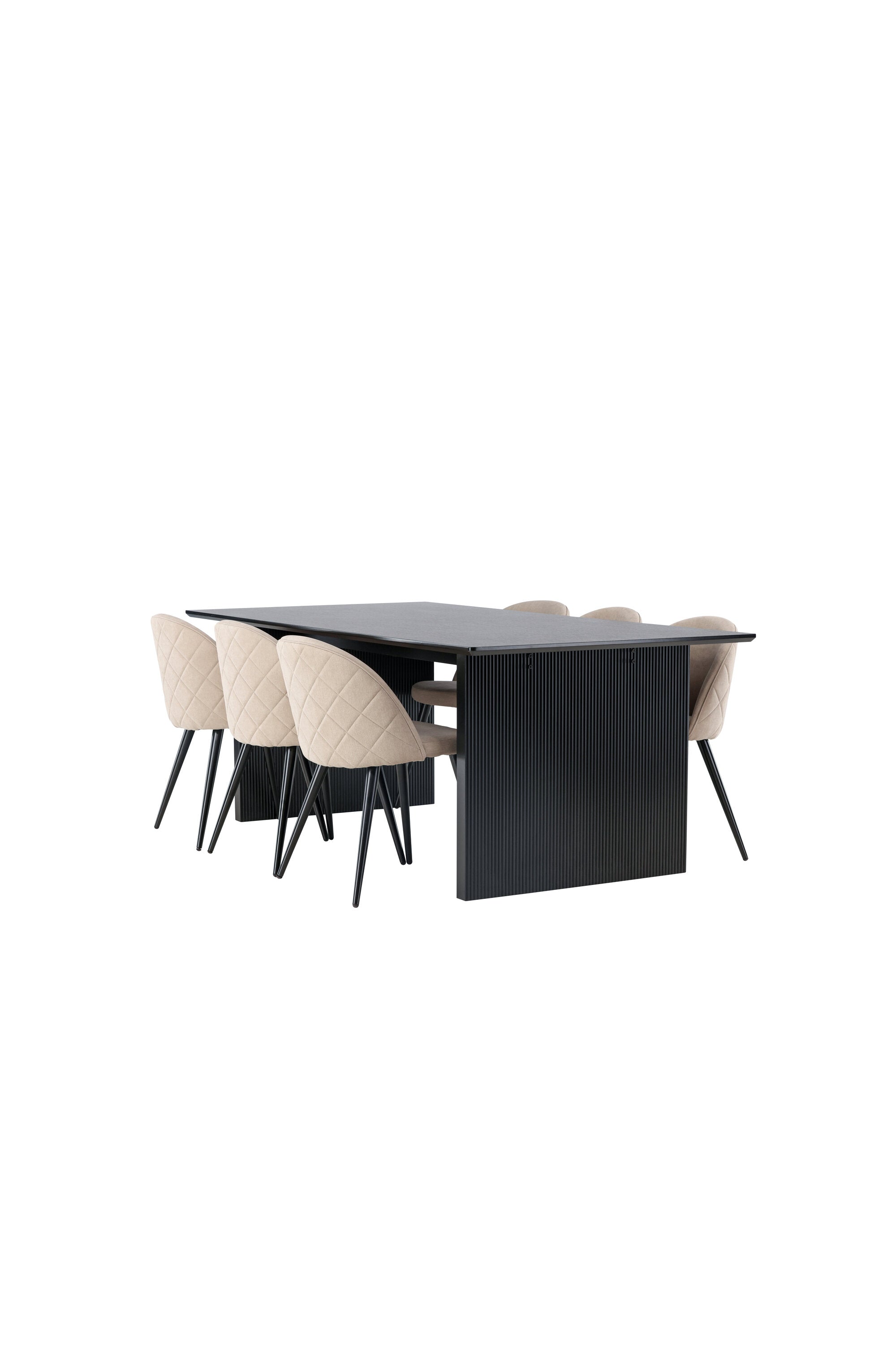 Matgrupp Vail med stolarna Velvet-GR Dining Set-Venture Home-peaceofhome.se