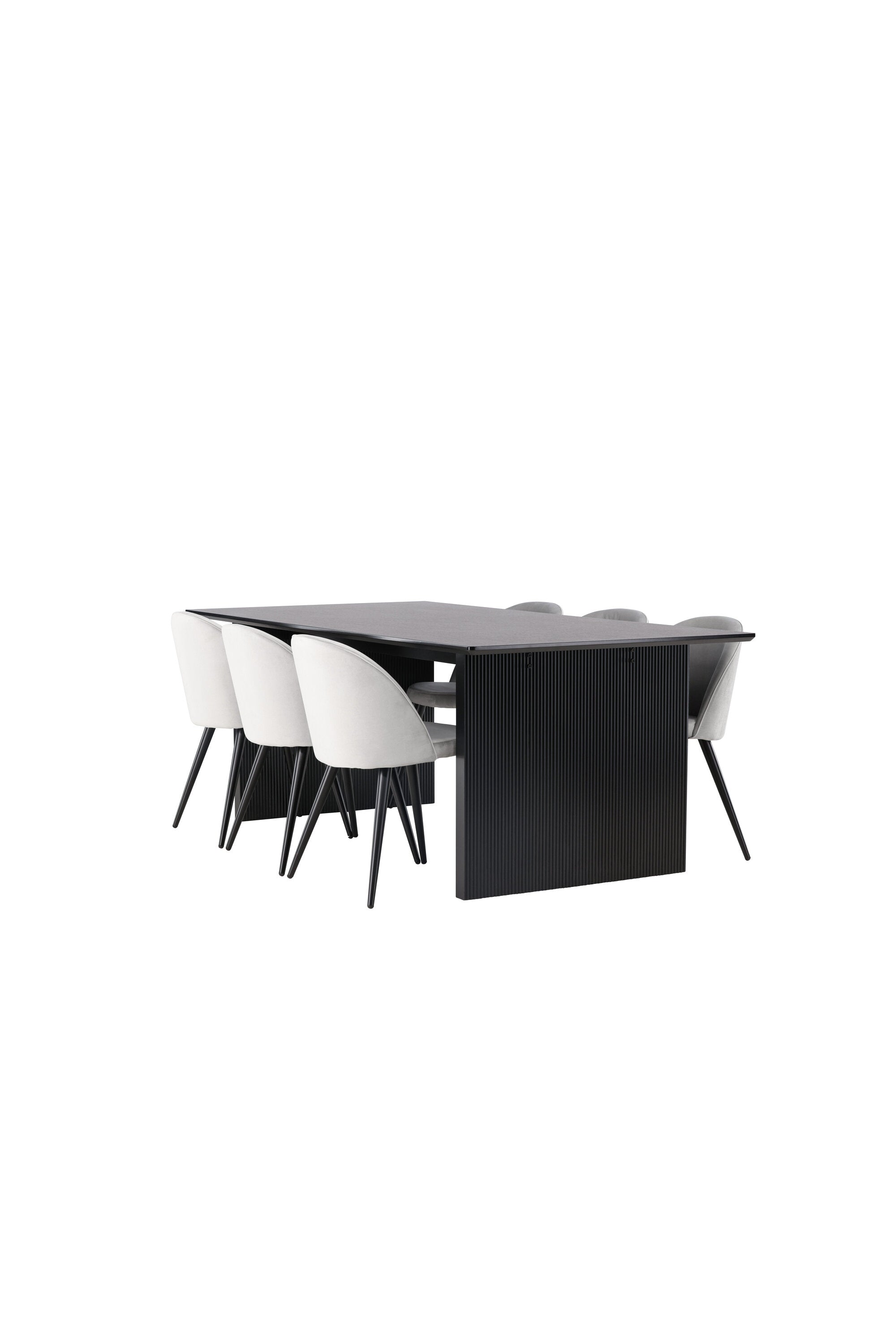 Matgrupp Vail med stolarna Velvet-GR Dining Set-Venture Home-peaceofhome.se